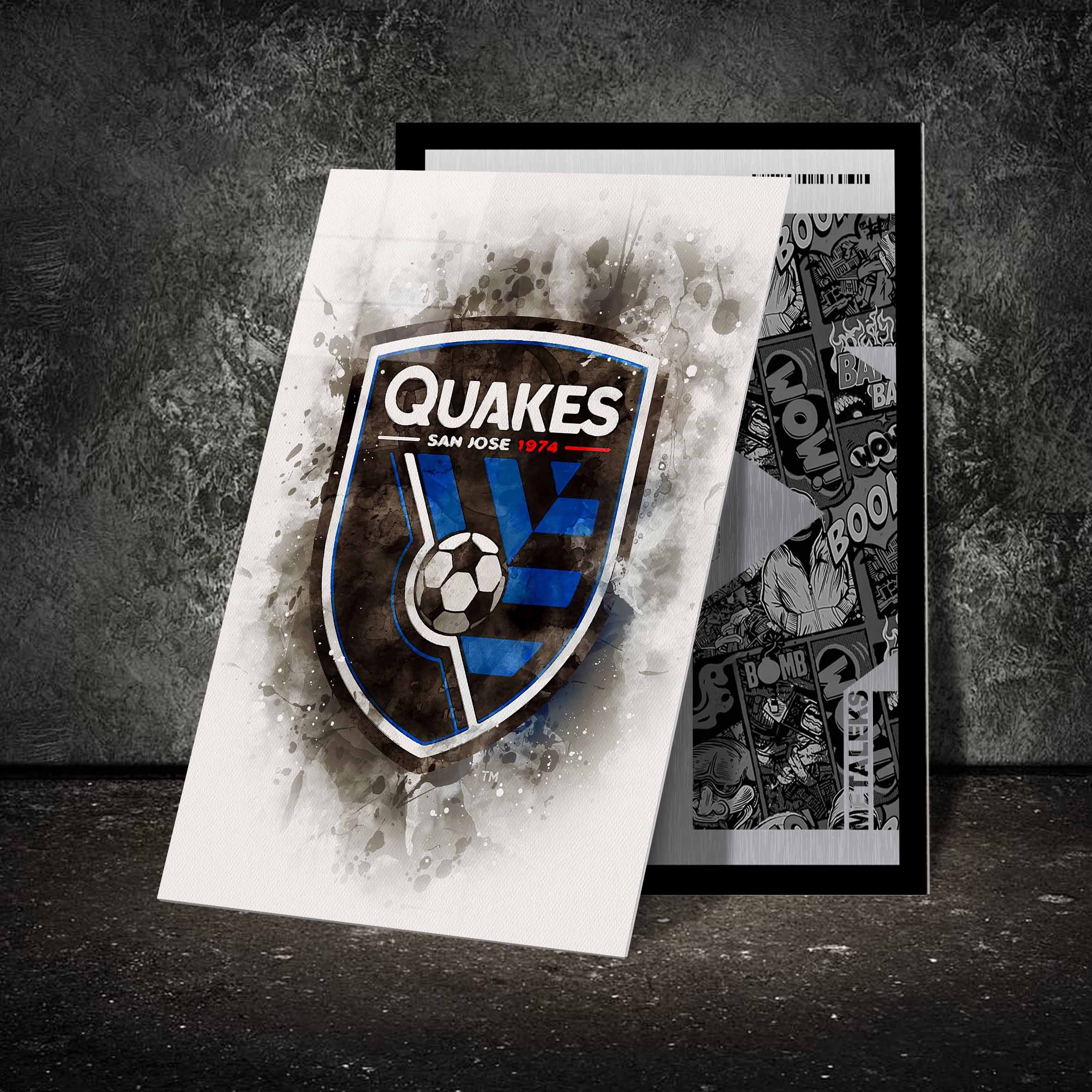 San Jose Earthquakes water color