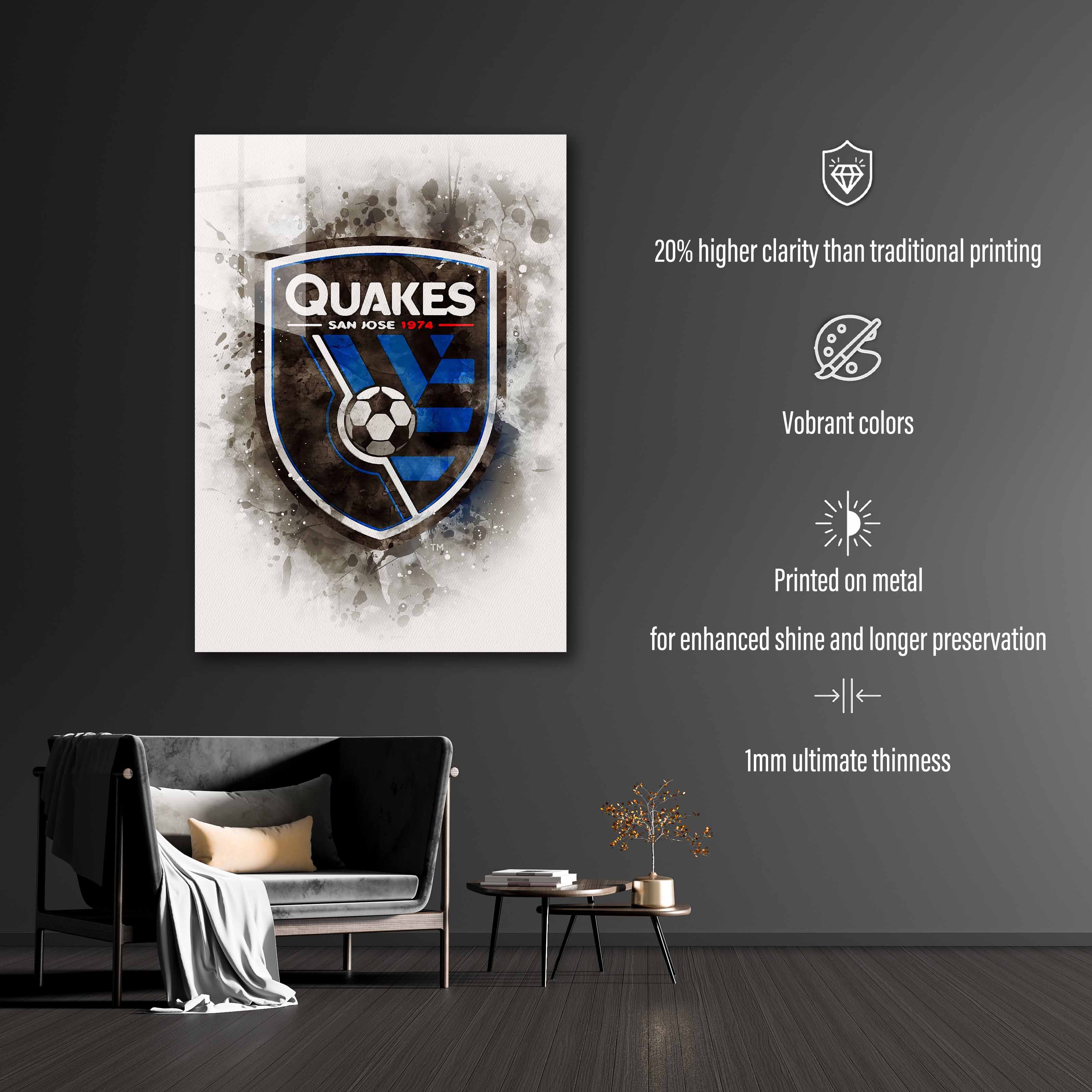 San Jose Earthquakes water color