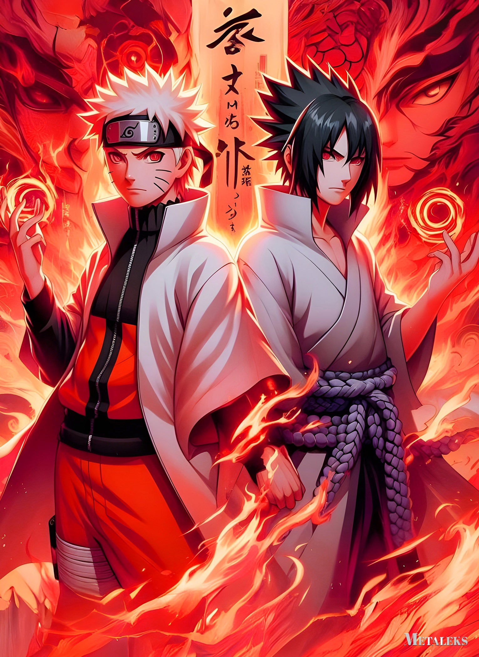 Sasuke Uciha And Naruto Uzumaki