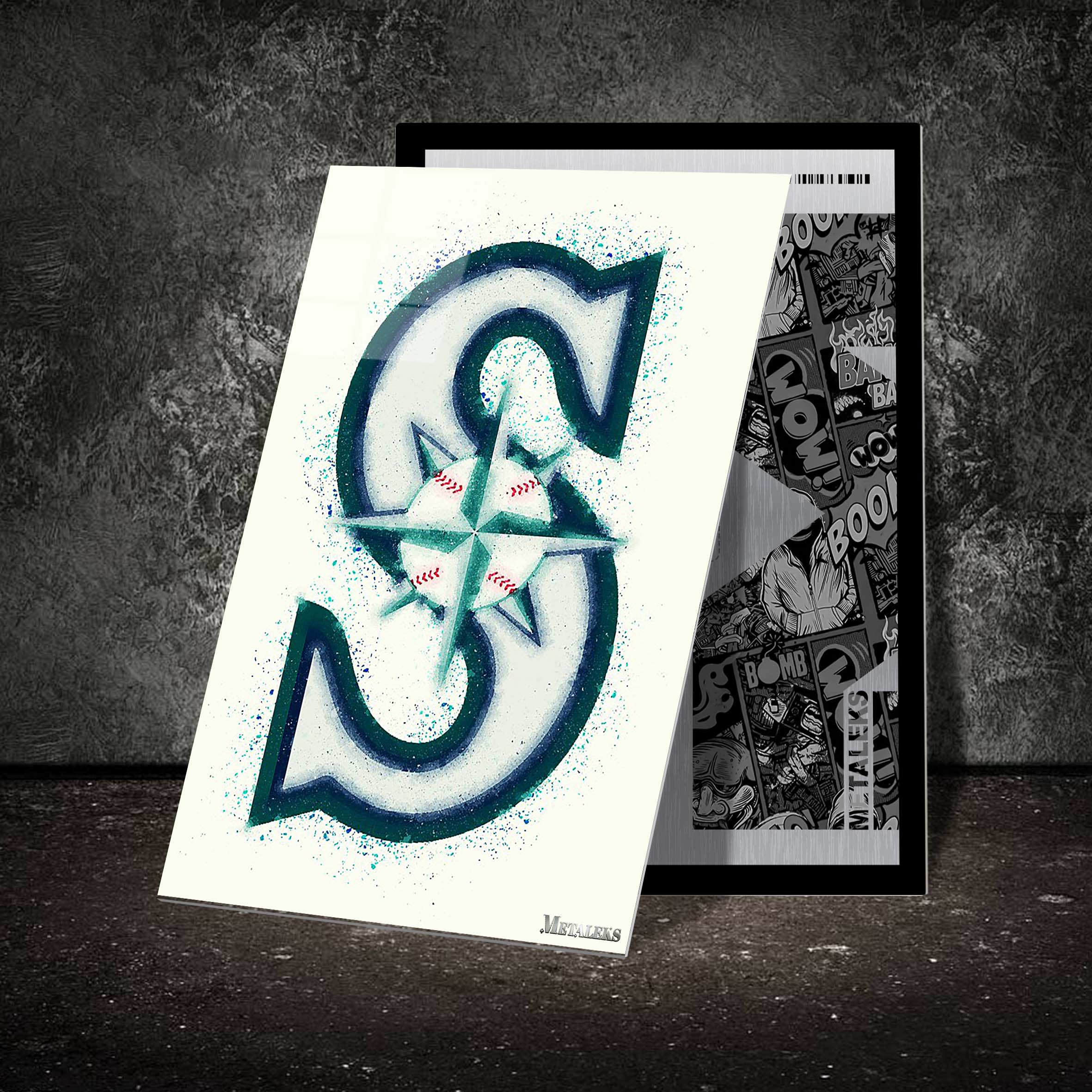 Seattle Mariners Watercolor