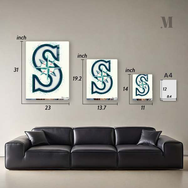 Seattle Mariners Watercolor