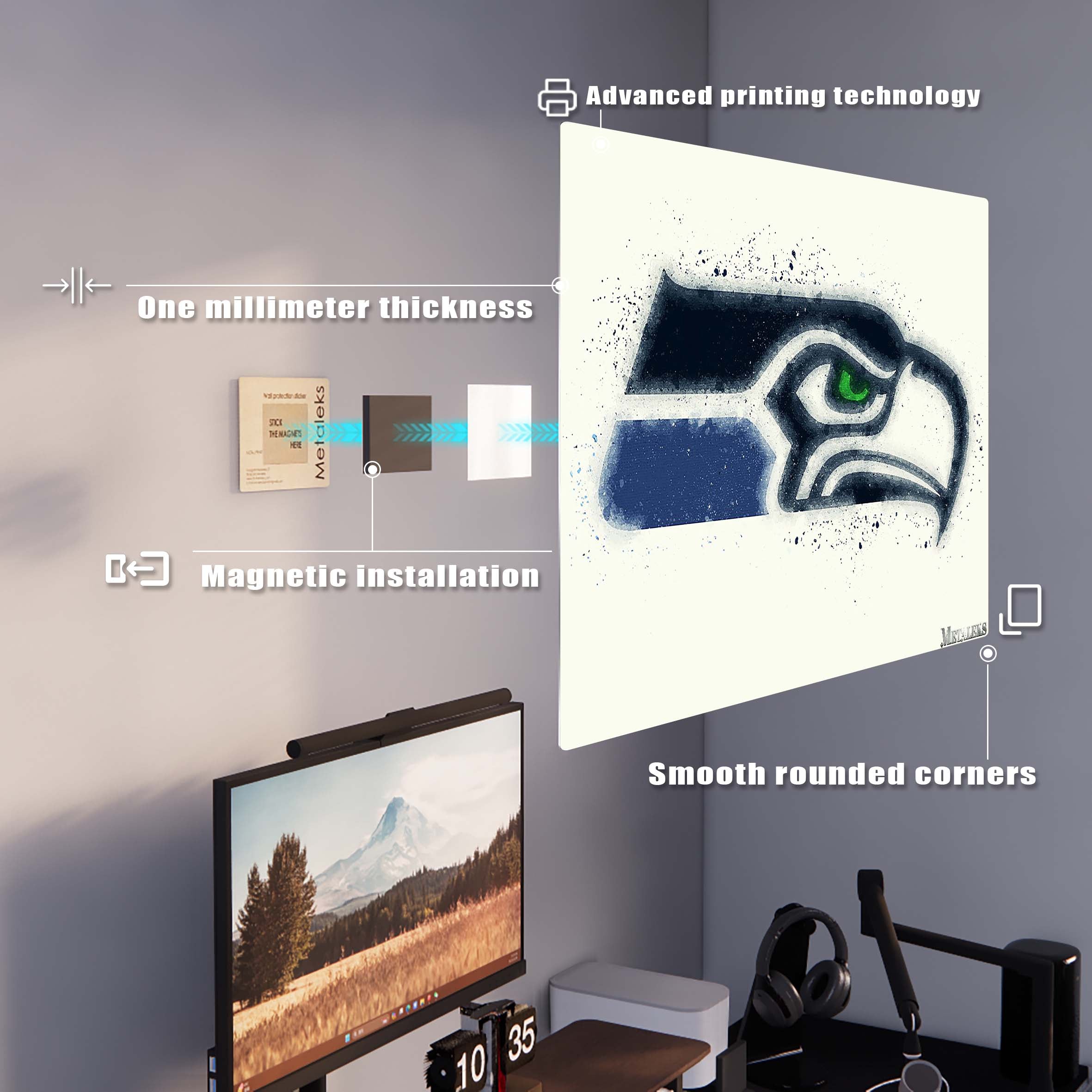 Seattle Seahawks Watercolor
