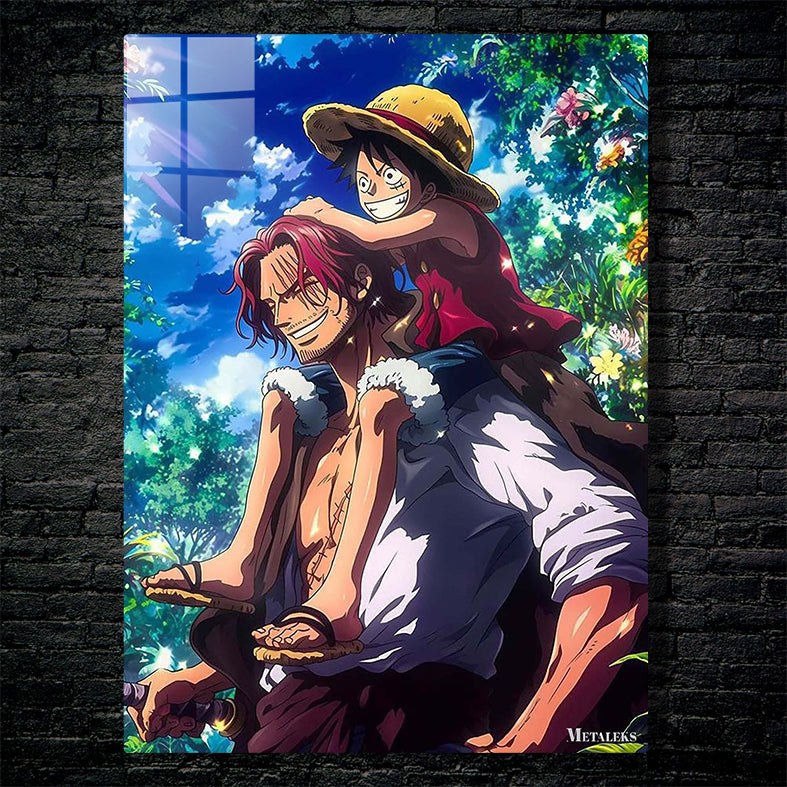 Shanks Luffy One Piece  A0717