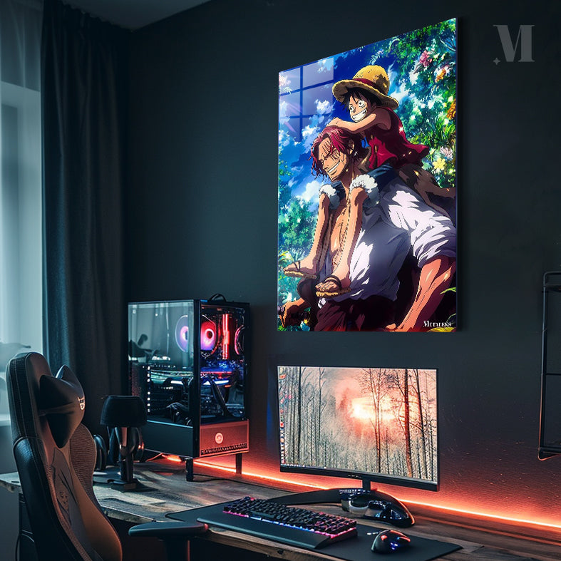 Shanks Luffy One Piece  A0717