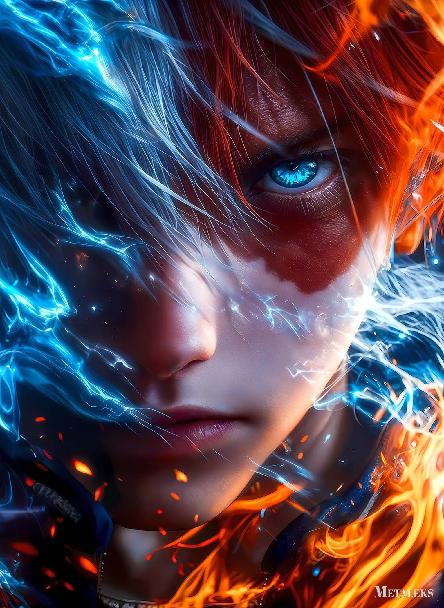 Shoto Todoroki Realistic