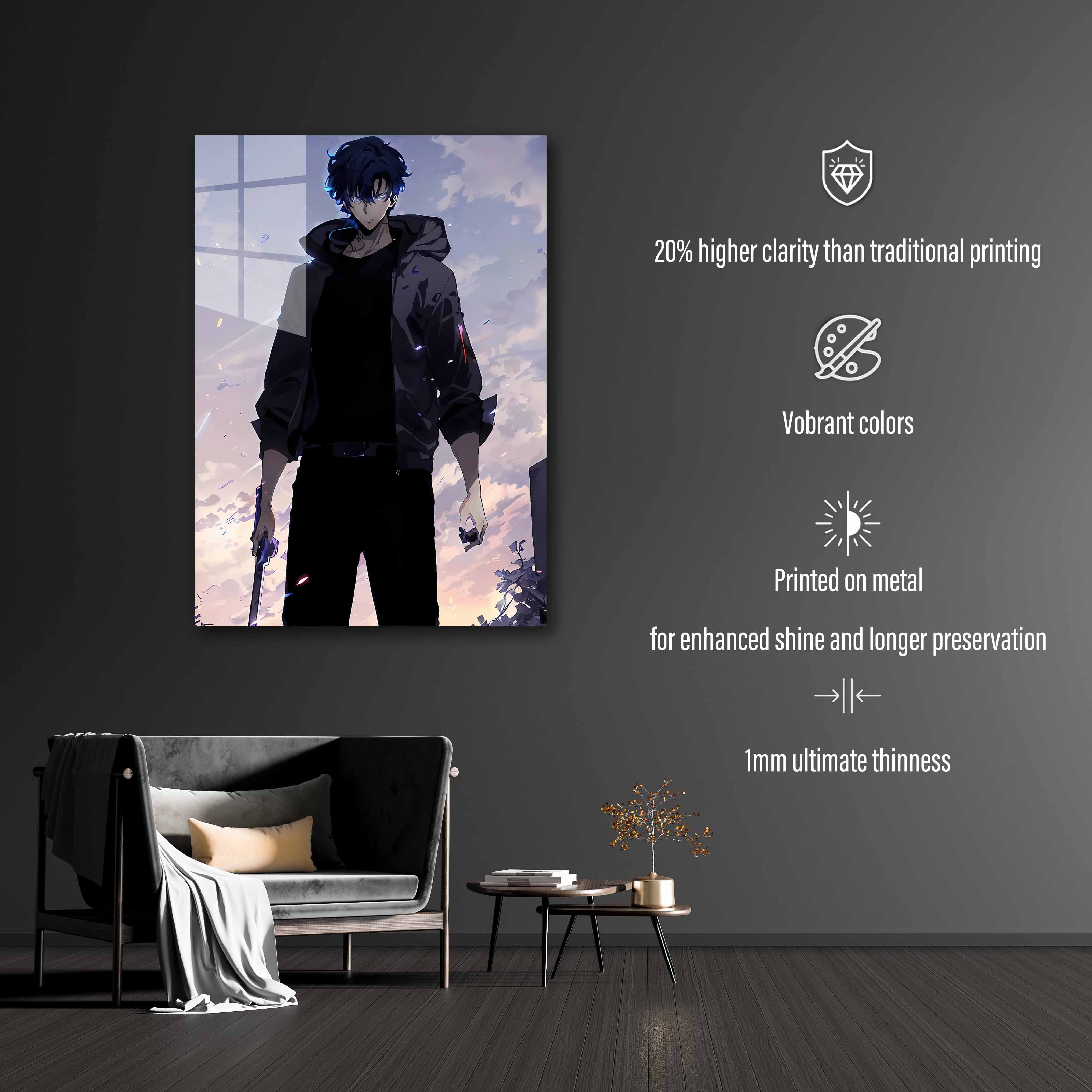 Solo Leveling Anime Purple Art