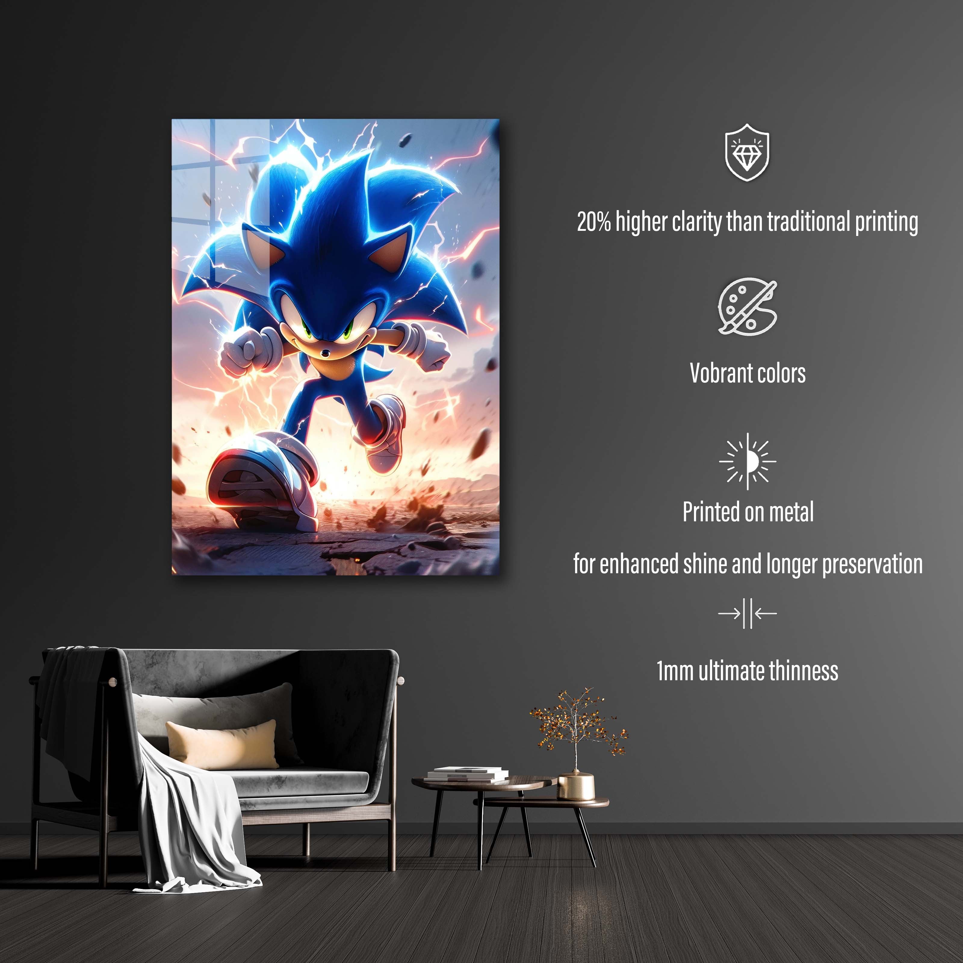 Sonic Wallpaper by @visinaire.ai