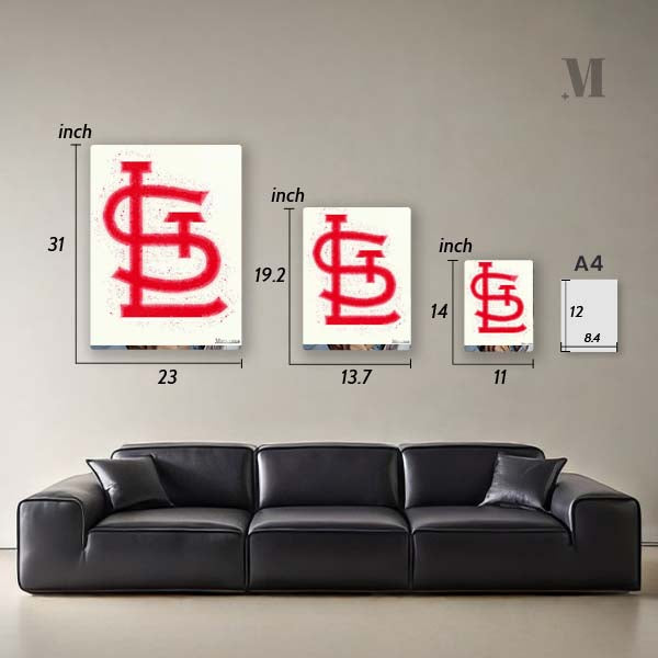 St Louis Cardinals Watercolor
