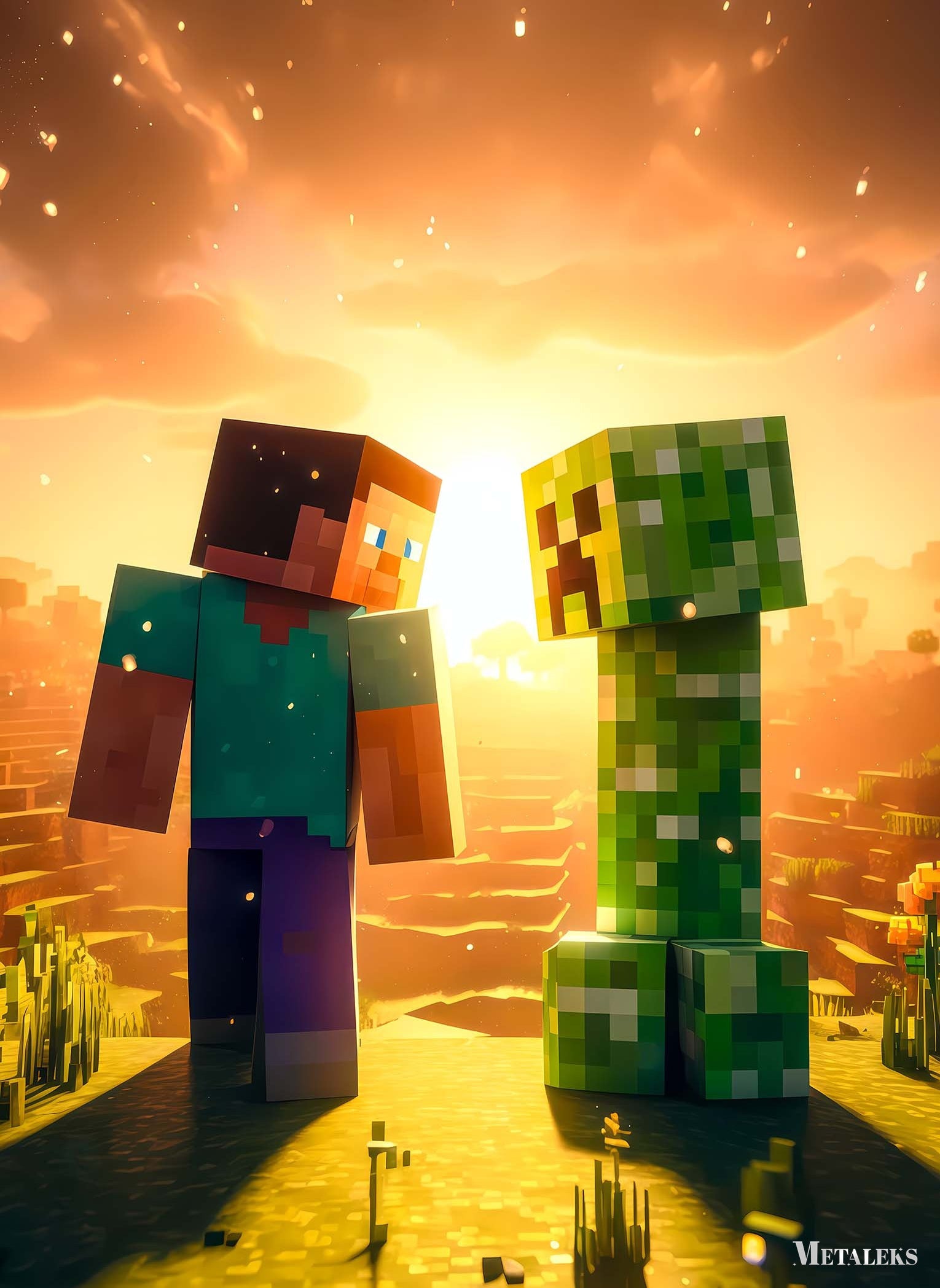 Steve And Creeper
