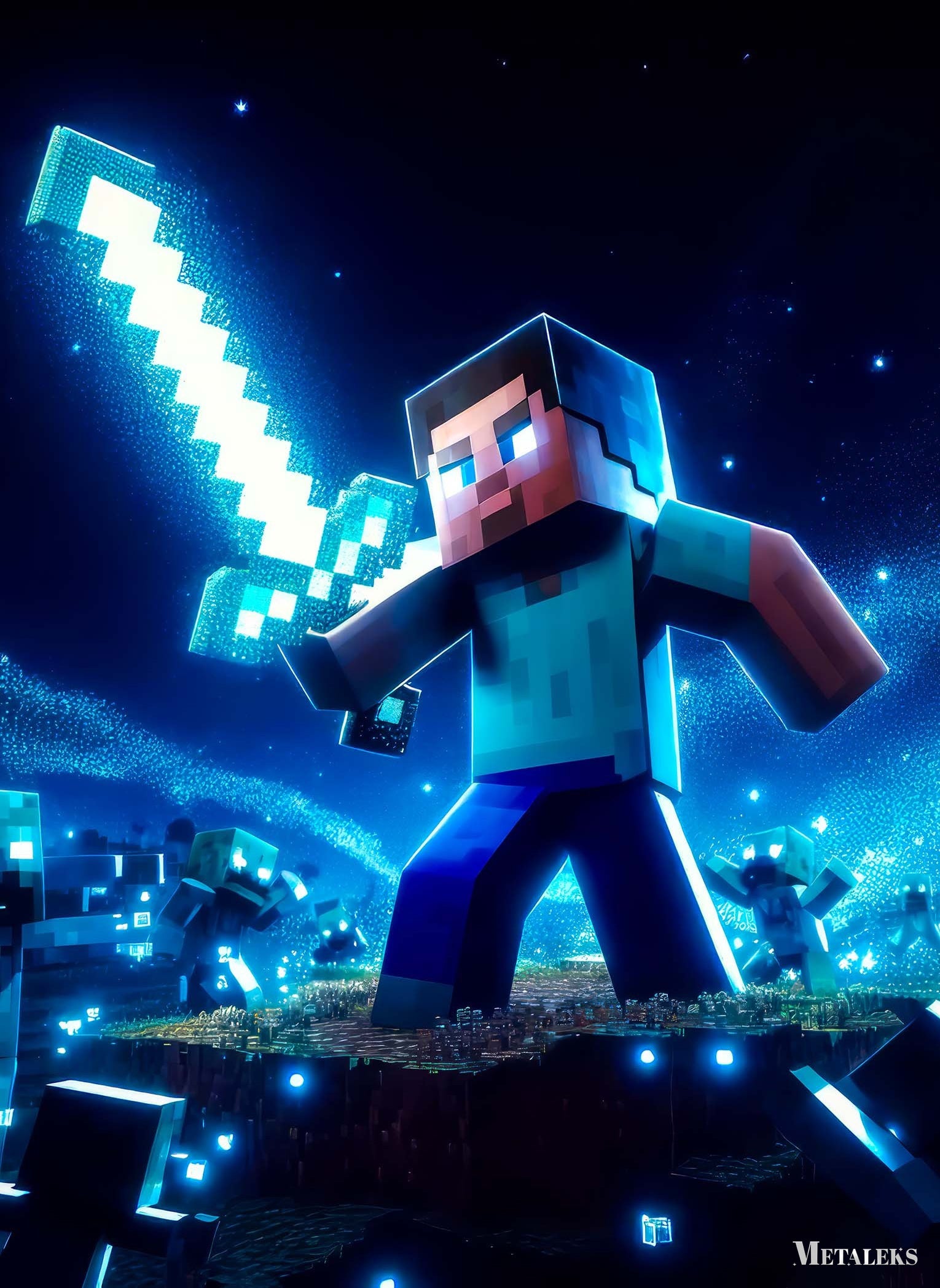 Steve in Battle