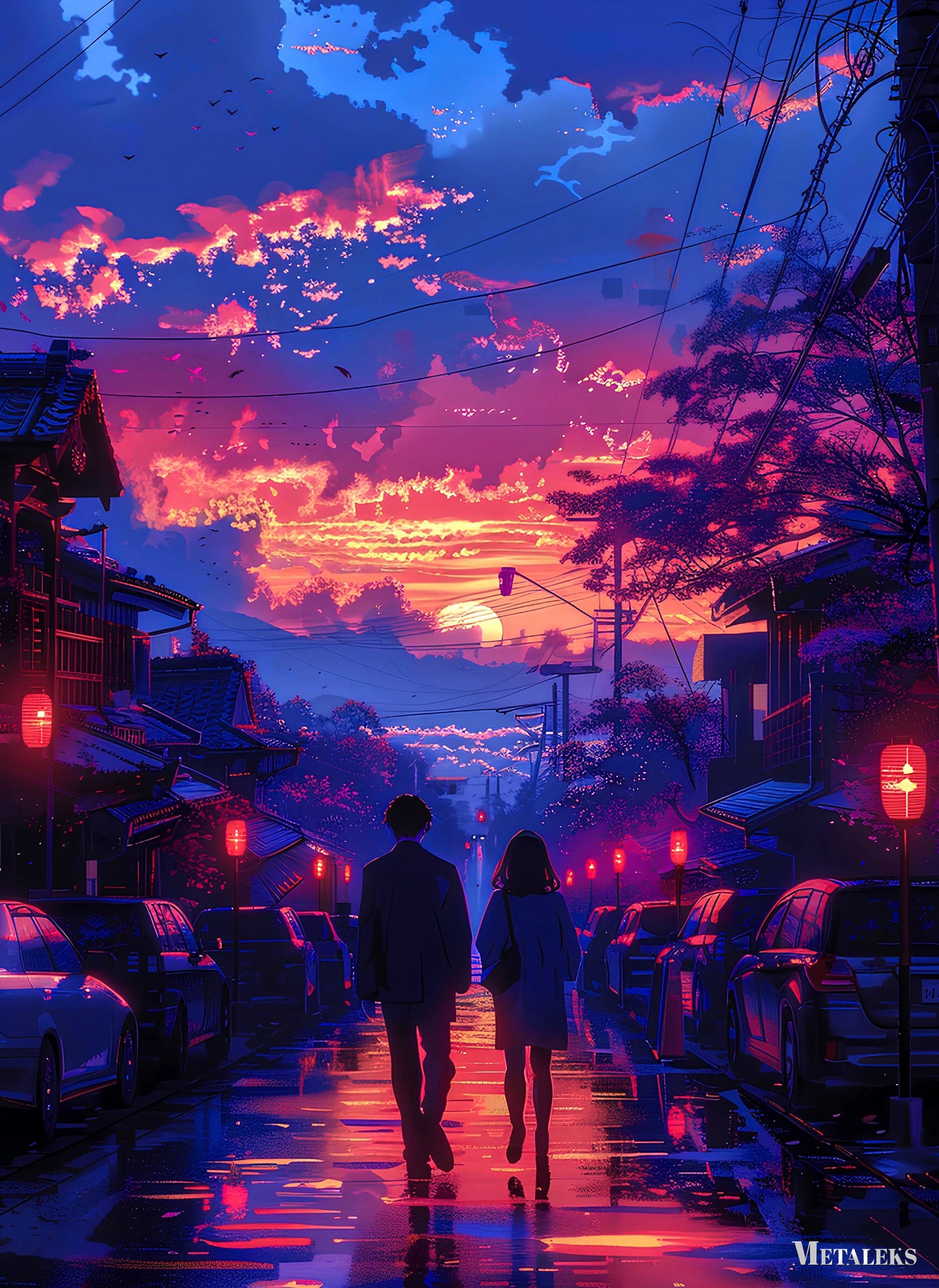 Sunset Couple