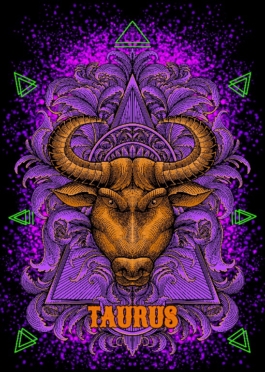 TAURUS ZODIAC- ARTWORK BY maximeillust