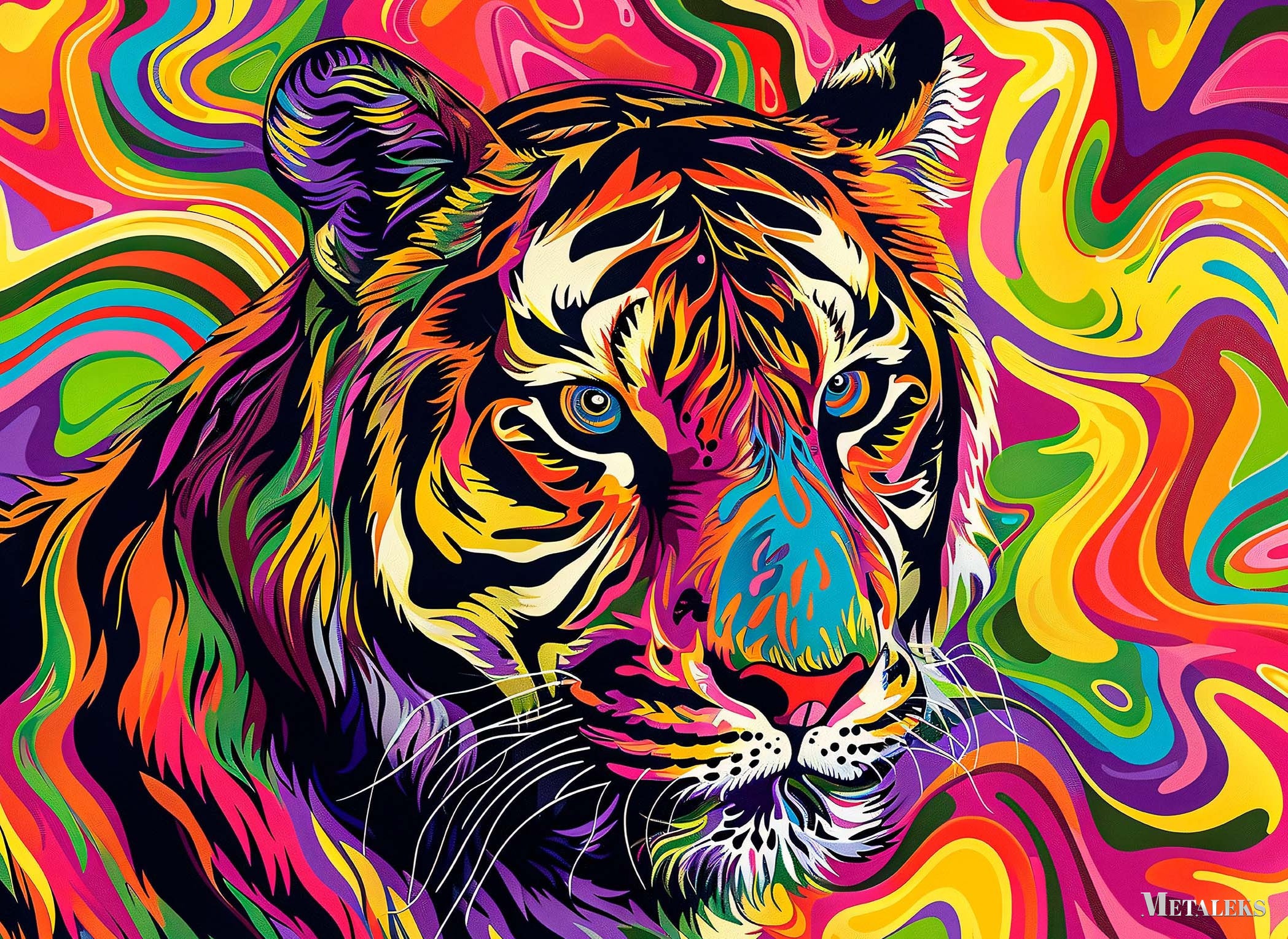 TIGER X POP ART