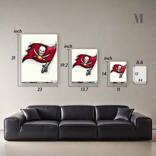 Tampa Bay Buccaneers Watercolor