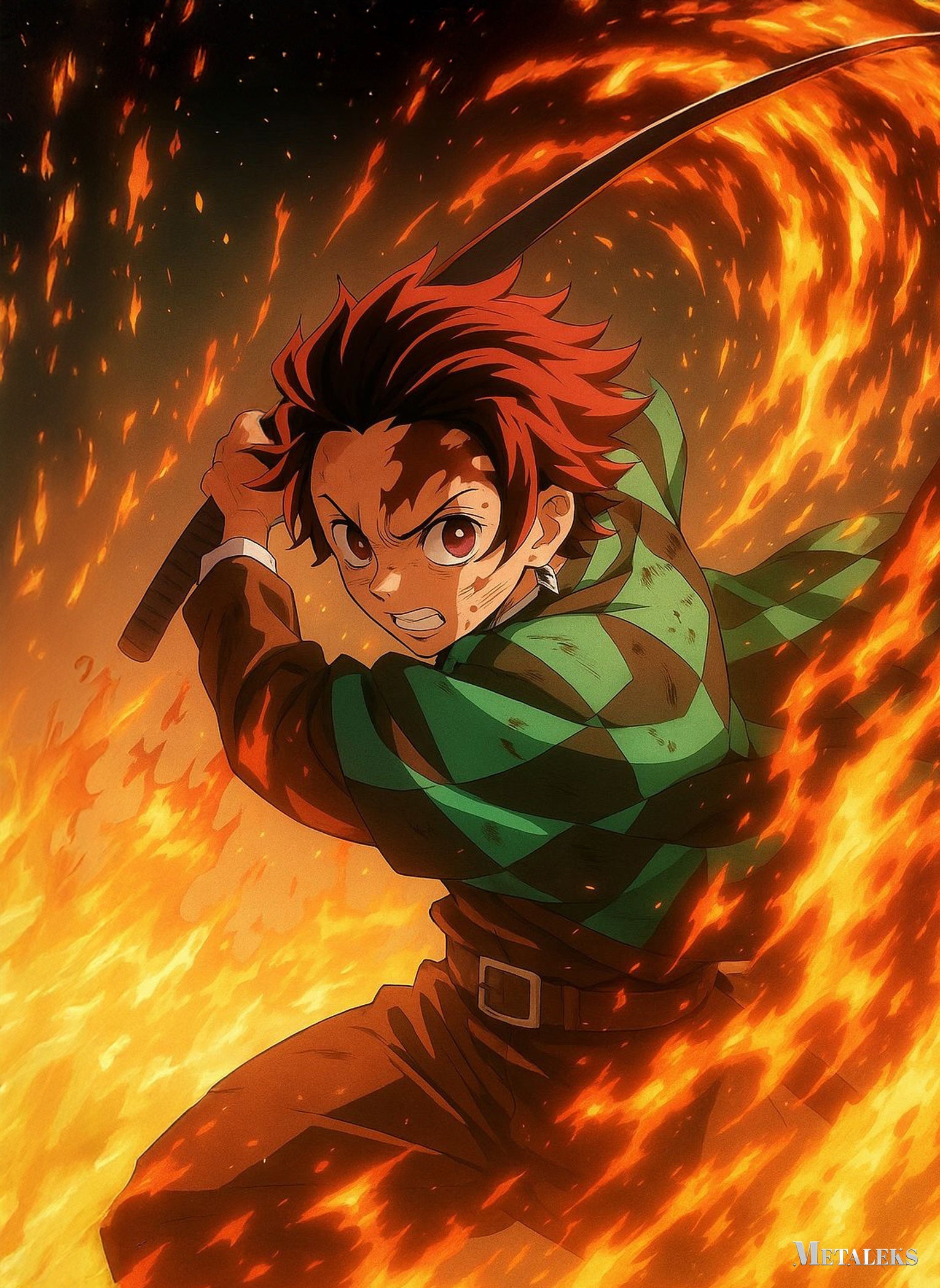 Tanjiro Demon Slayer 01  D0801-25