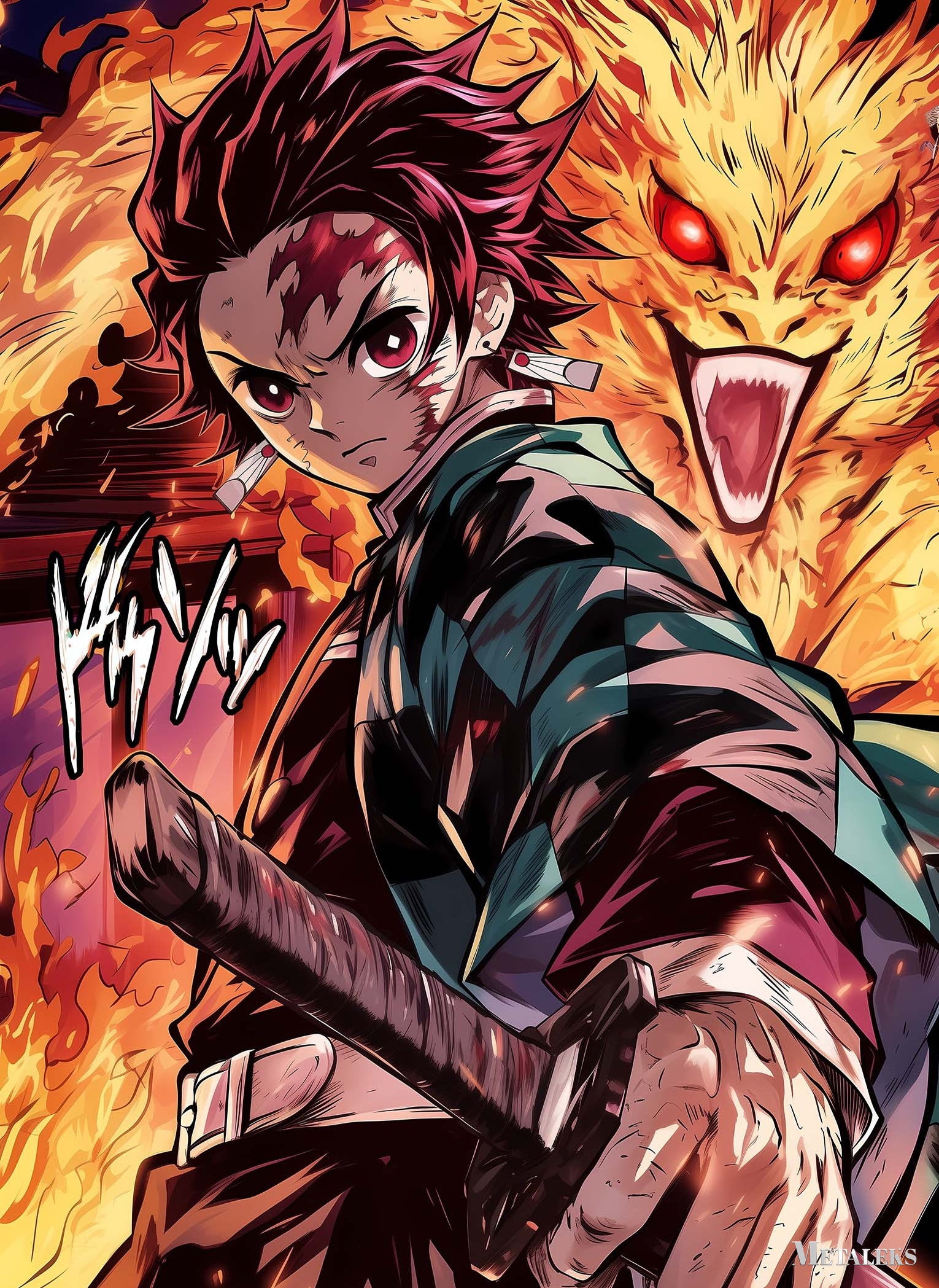 Tanjiro Flame Dragon Spirit