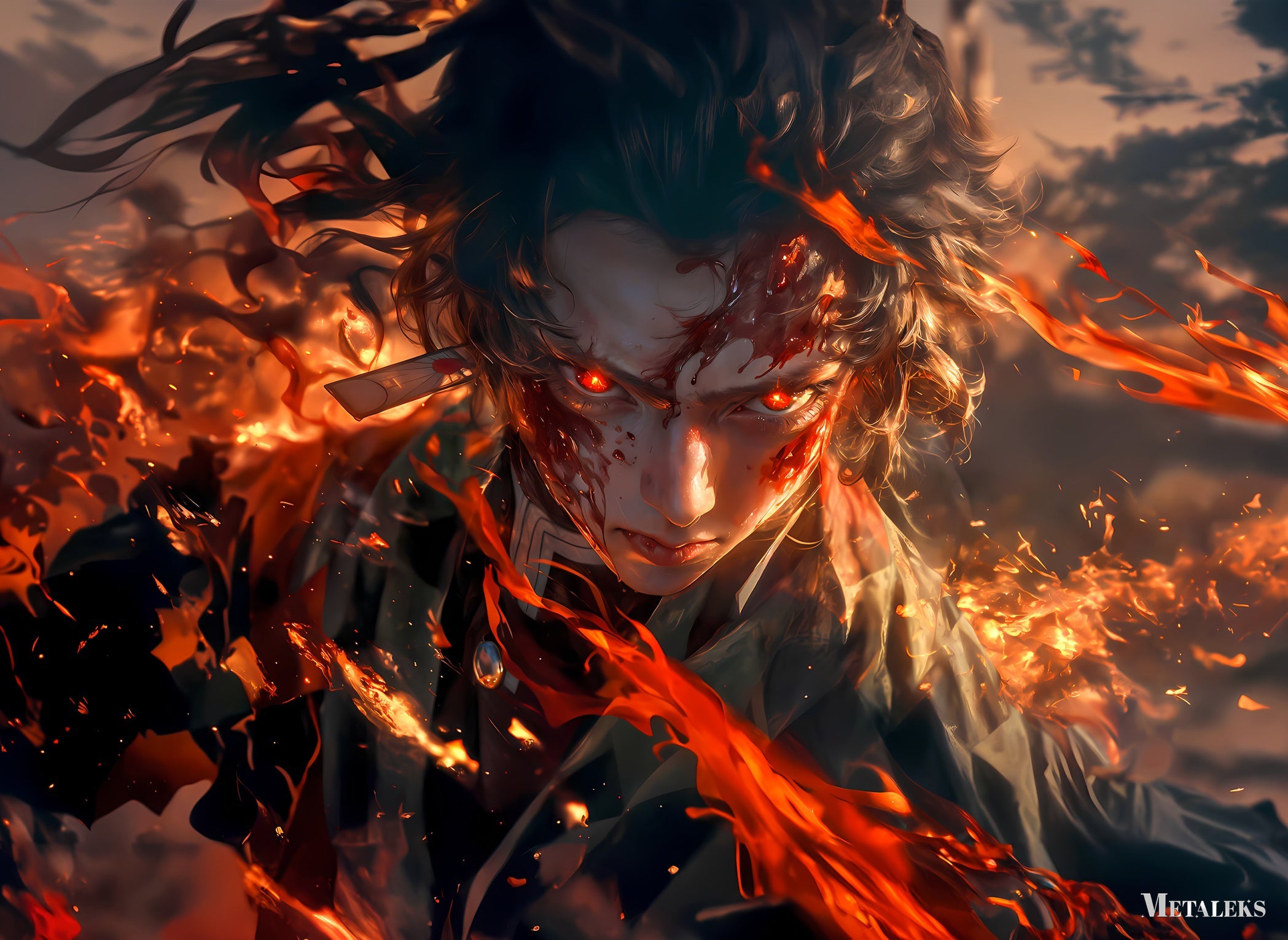 Tanjiro Kamado Battle