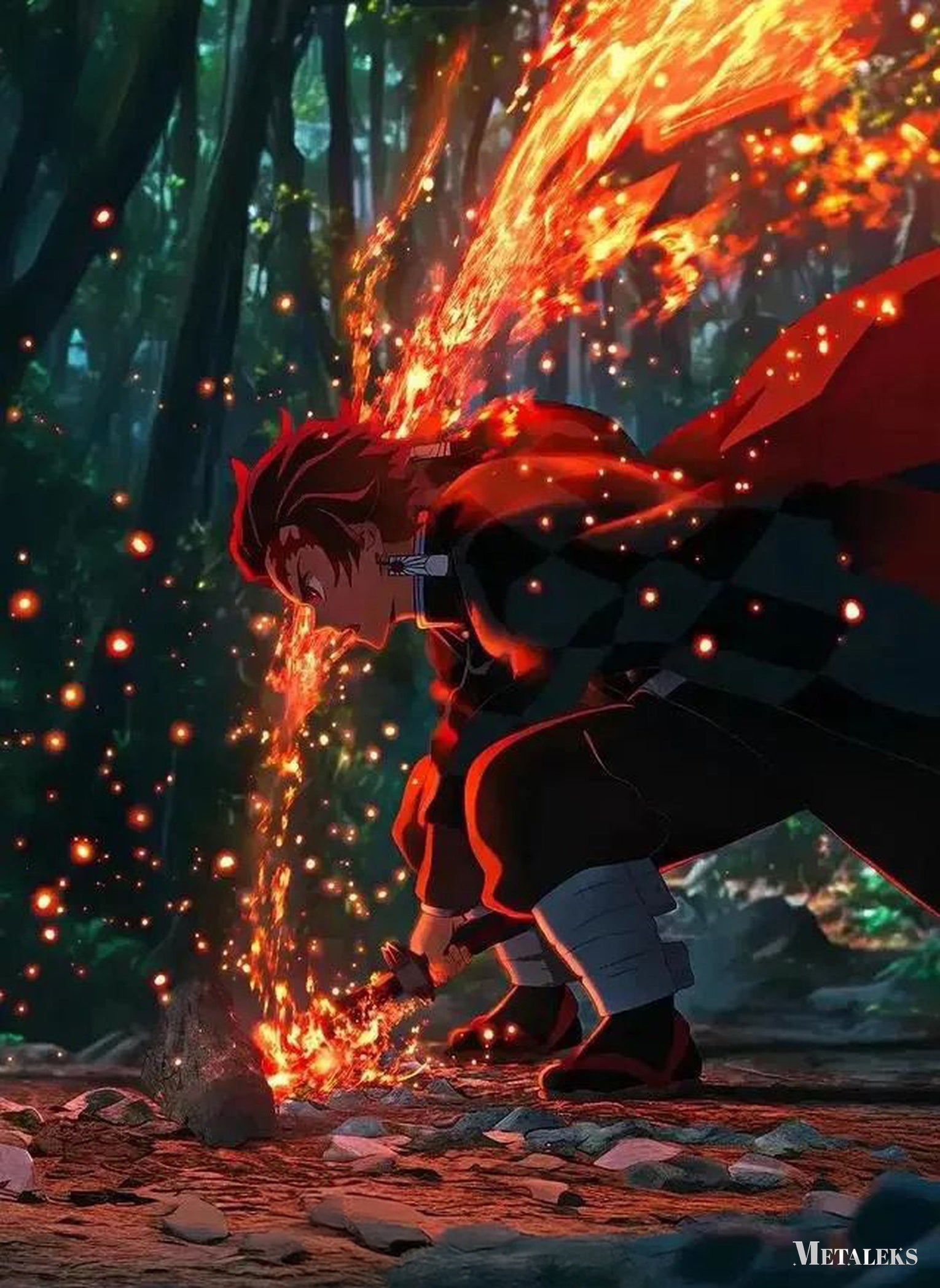 Tanjiro Kamado Demon Slayer 02  D0801-25