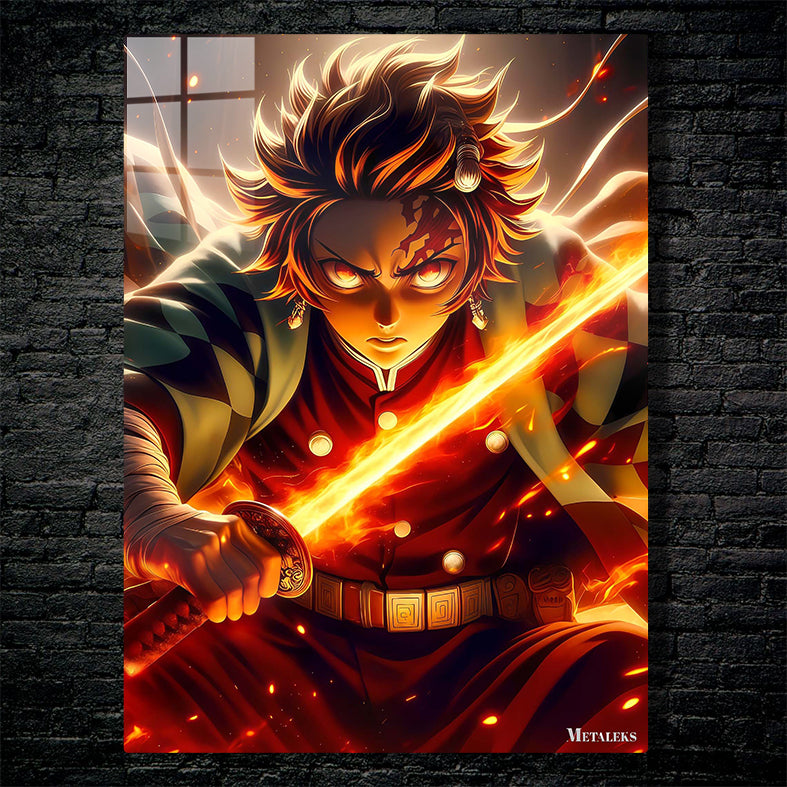 Tanjiro fire sword