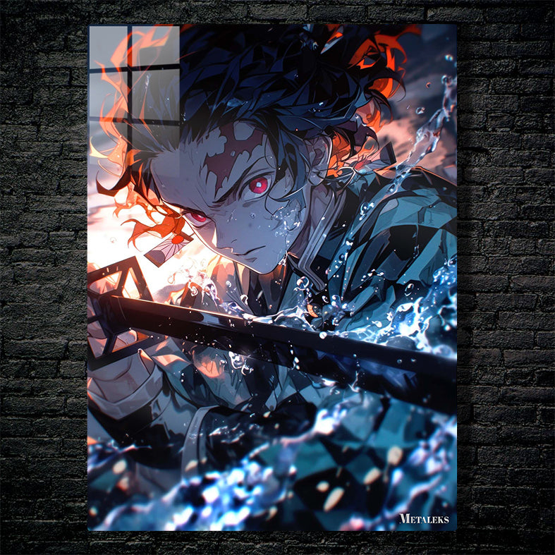 Tanjiro rainy wallpaper