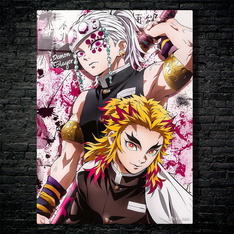 Tengen Uzui Kyojuro Rengoku Demon Slayer  A0717