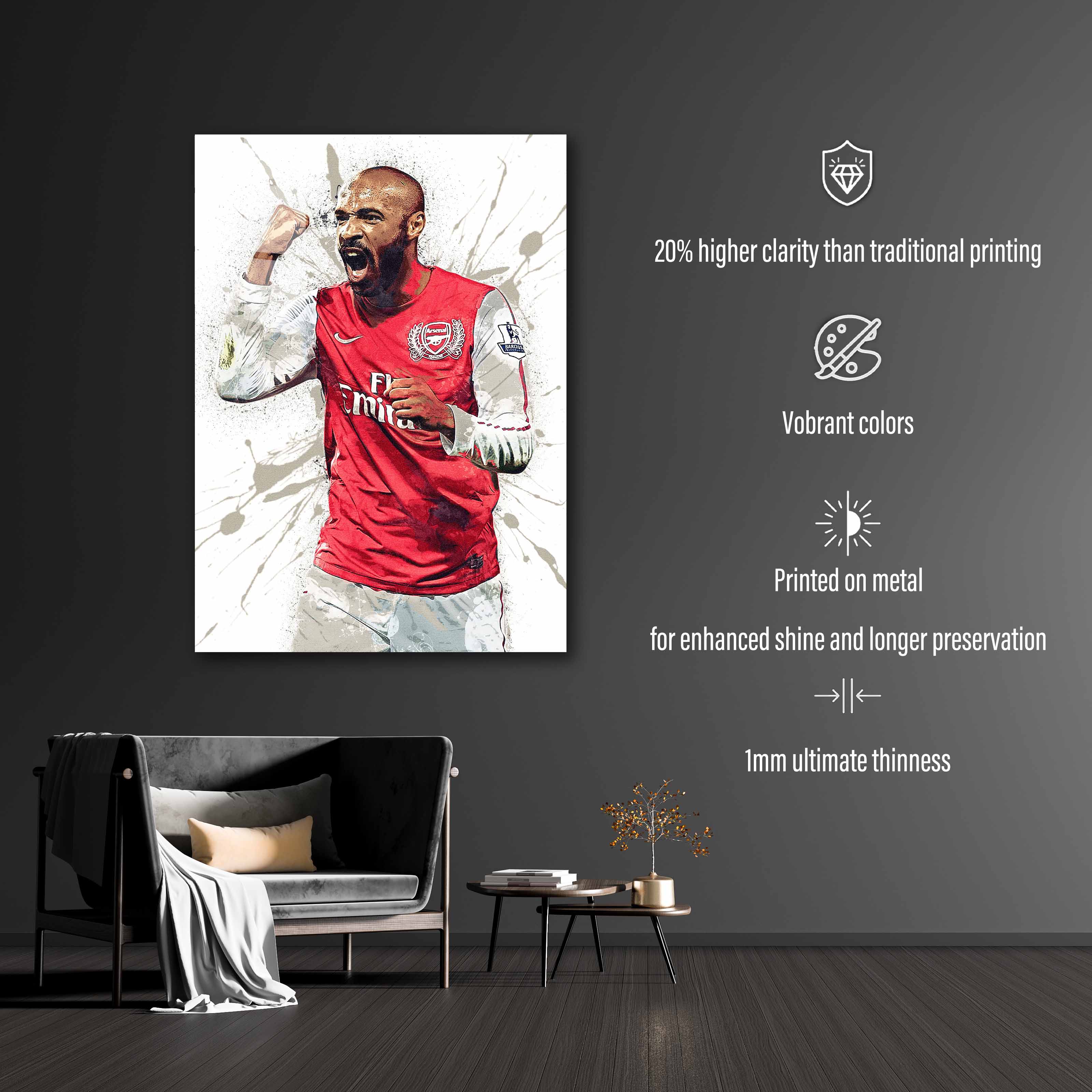 Thierry Henry Arsenal poster