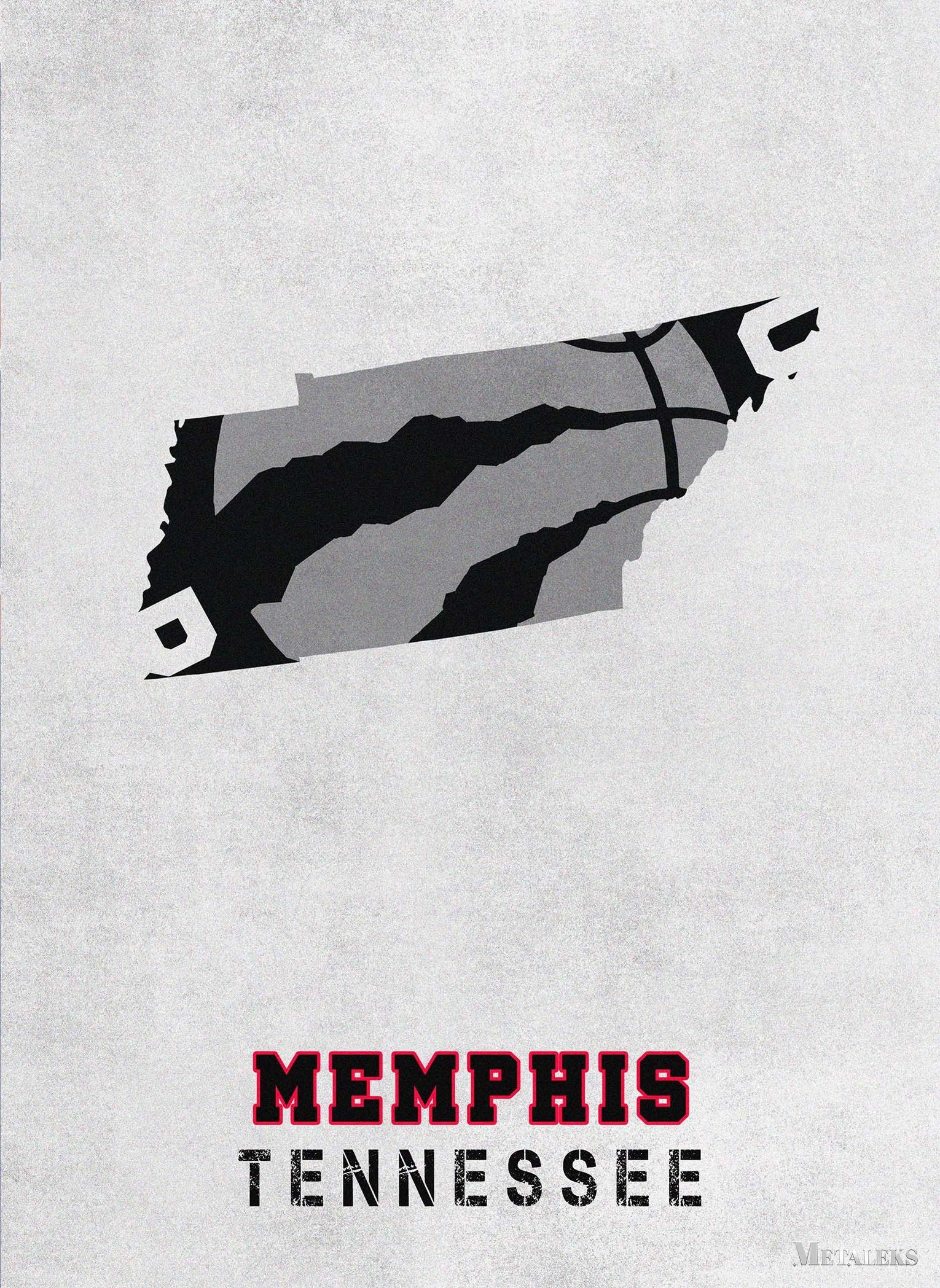 Toronto Raptors  Memphis Tennessee State Map