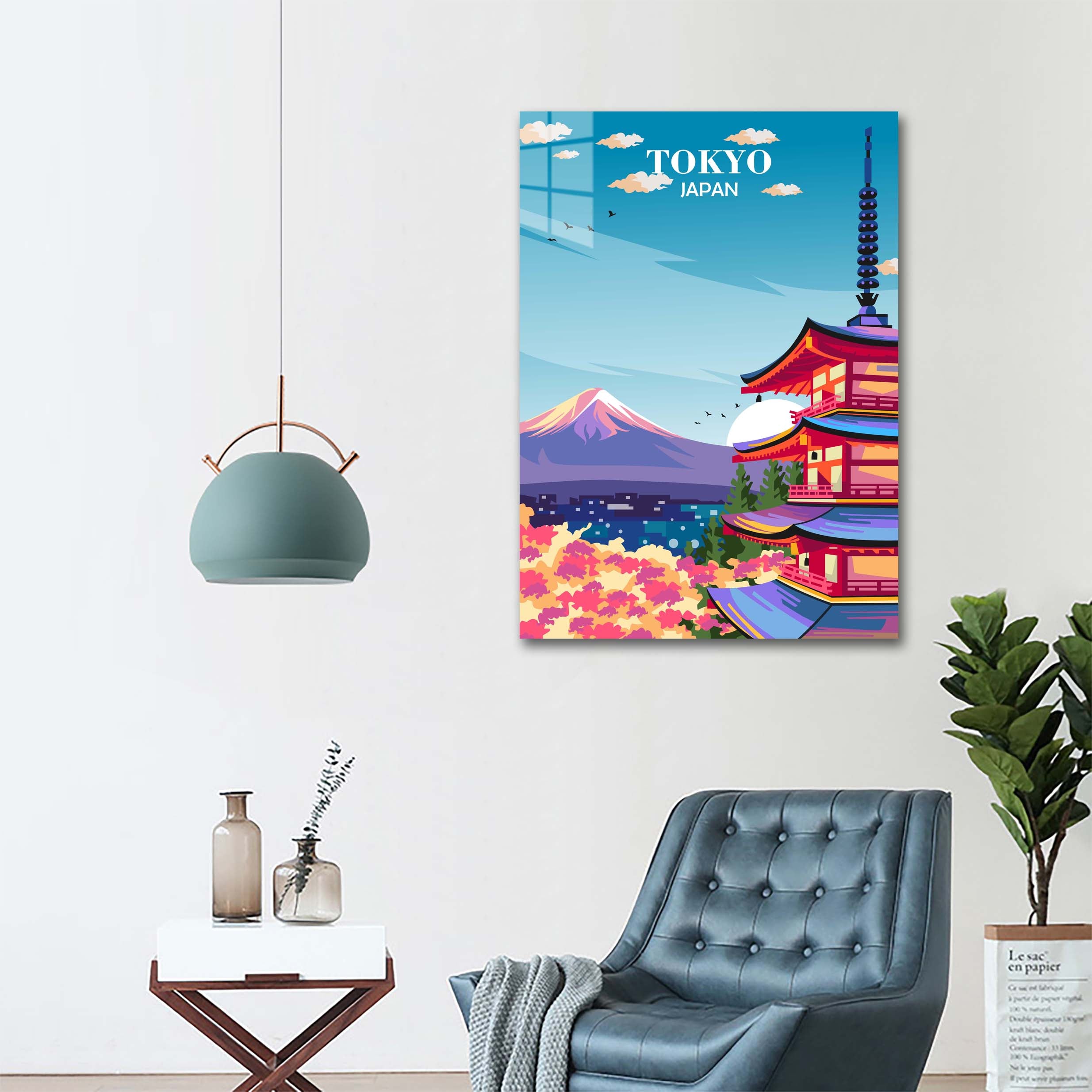 Travel Poster Tokyo Japan