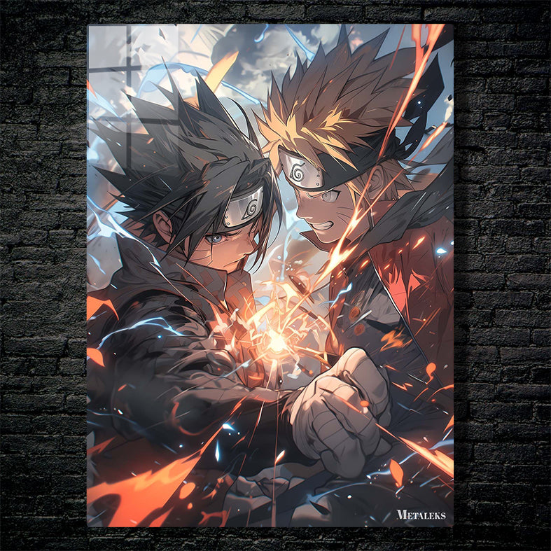 Uzumaki Naruto and Hatake Kakashi