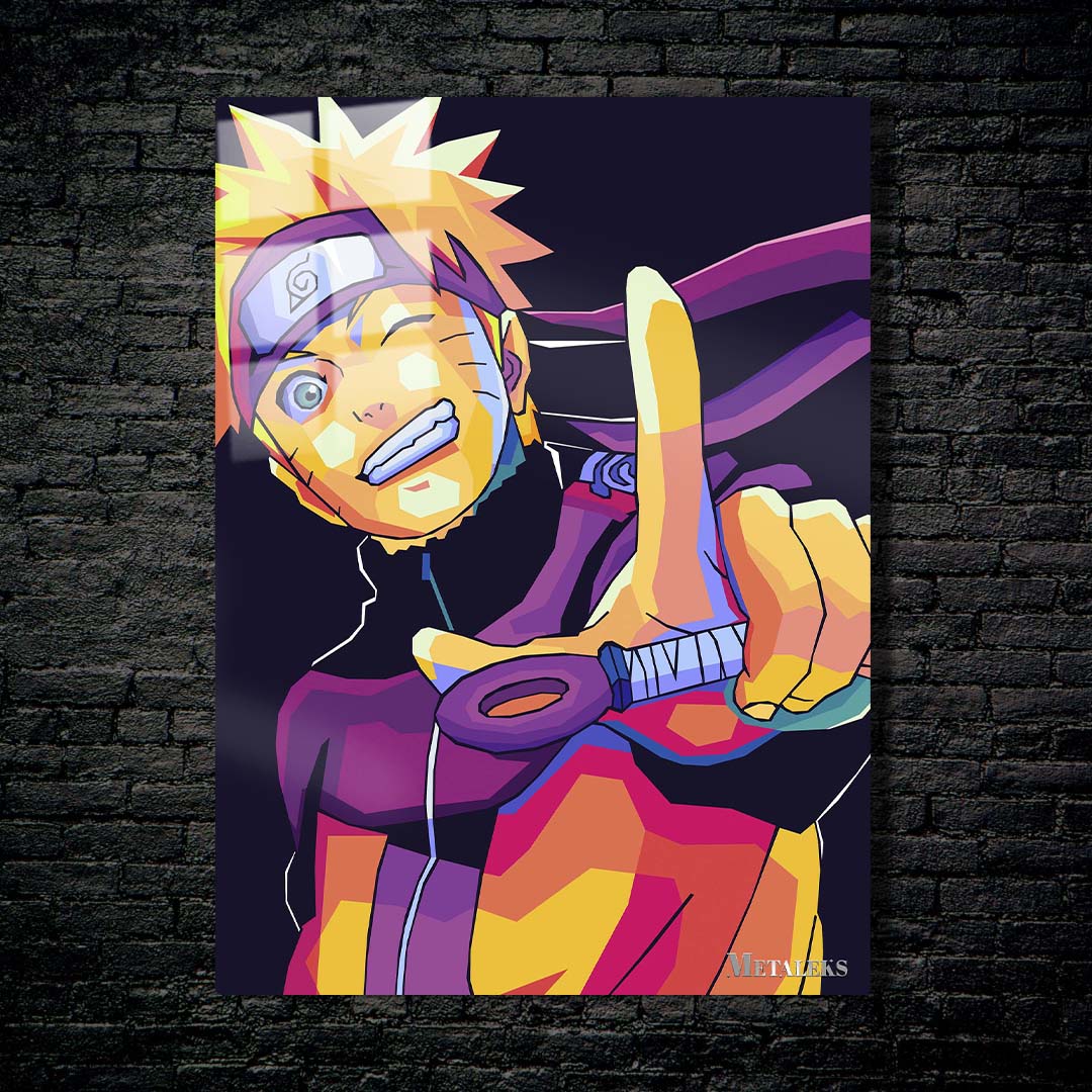 Uzumaki naruto pop art