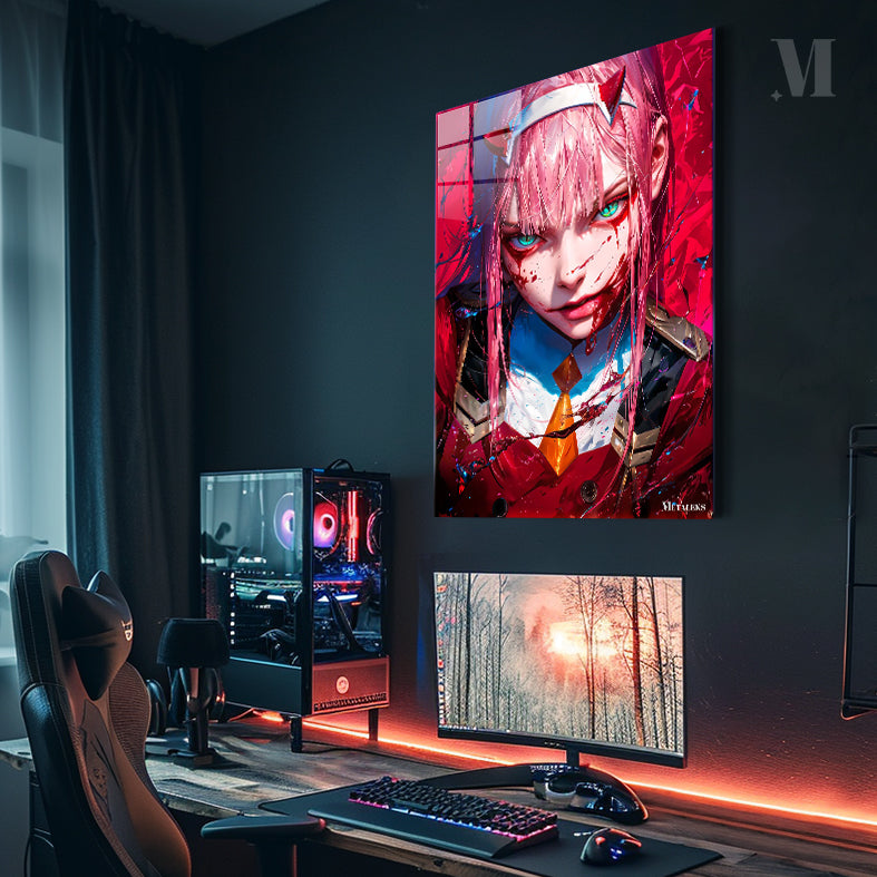 Zero Two Red Portrait