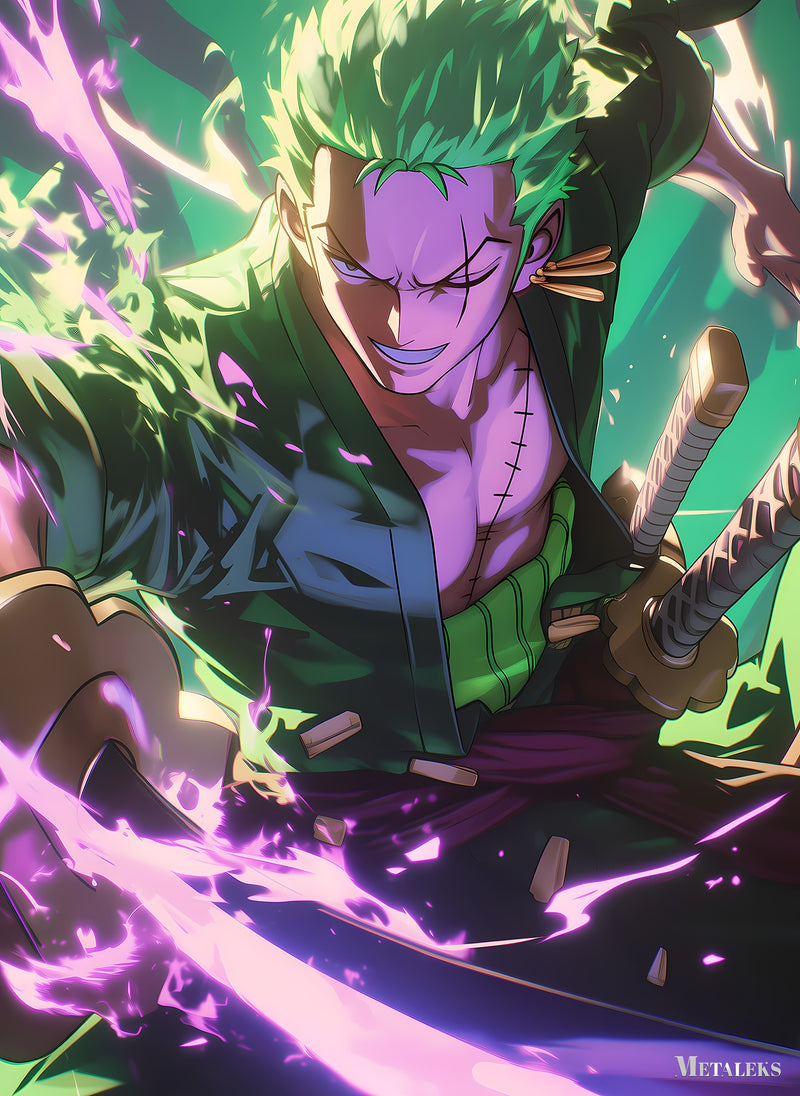 Zoro in Action One Piece
