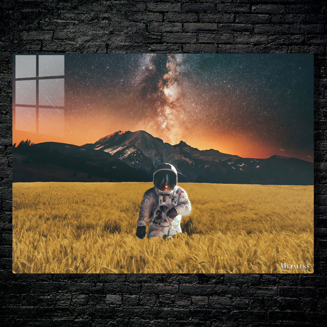 astronaut milky way space