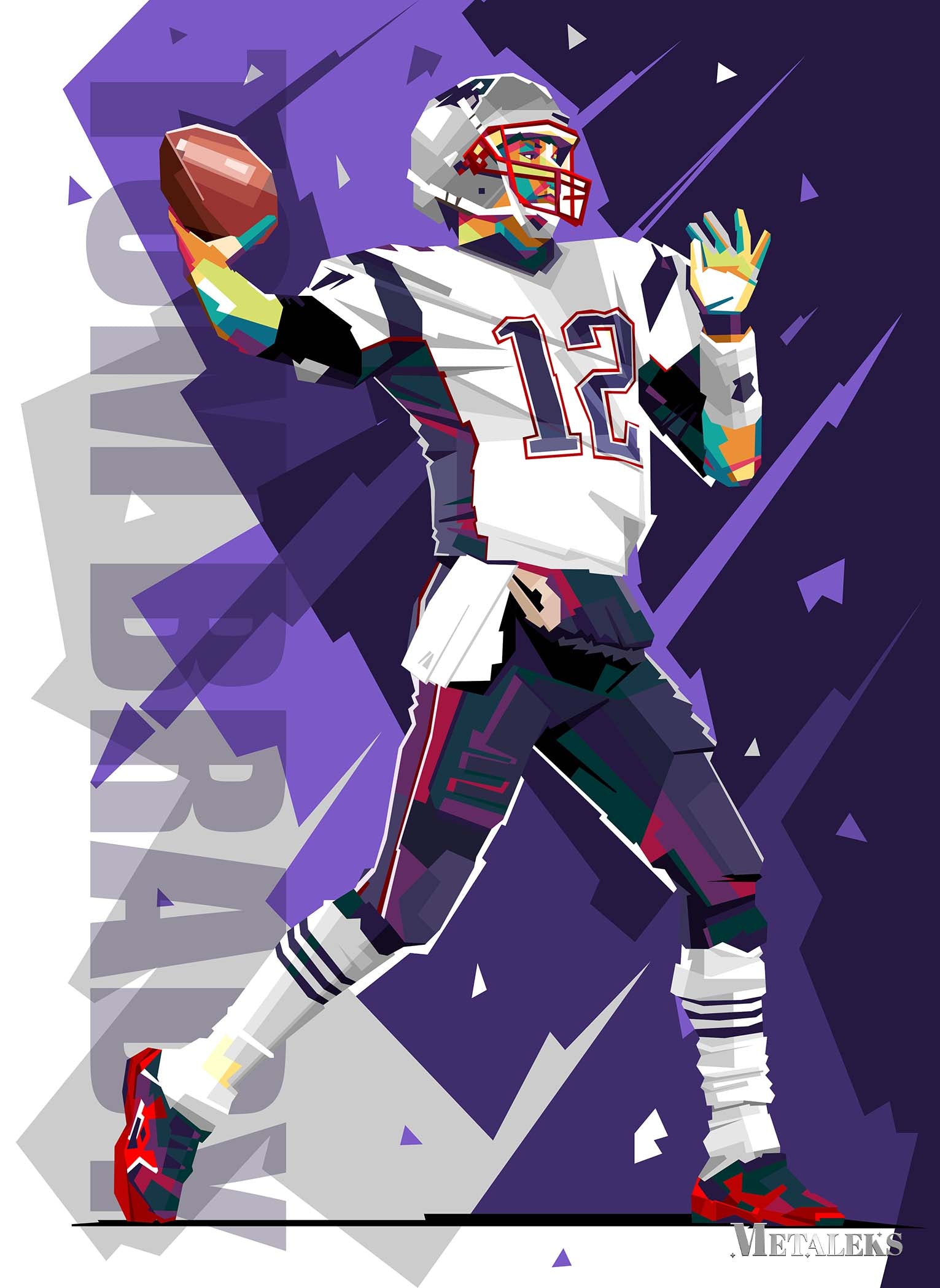 brady pop art WPAP