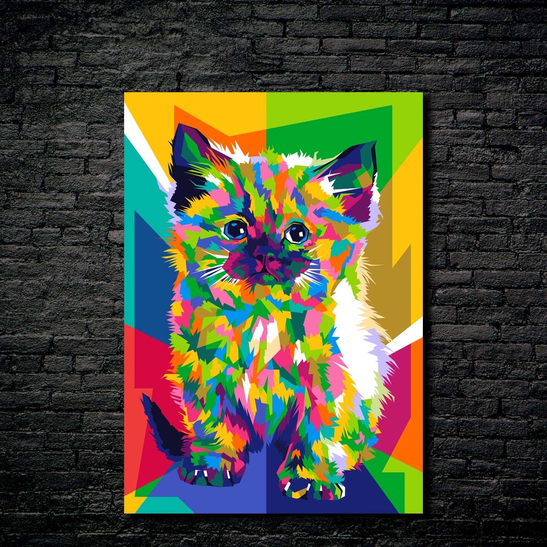 cute cat wpap