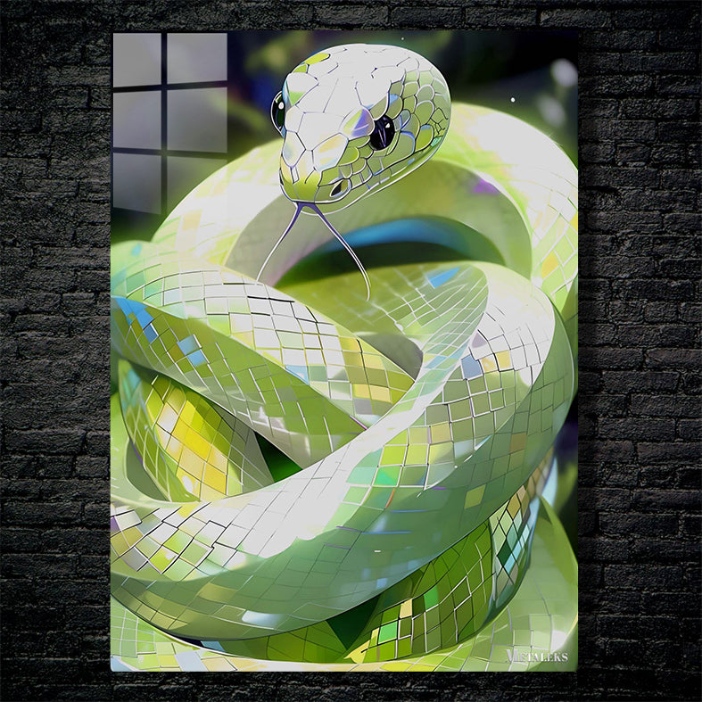 green viper snake