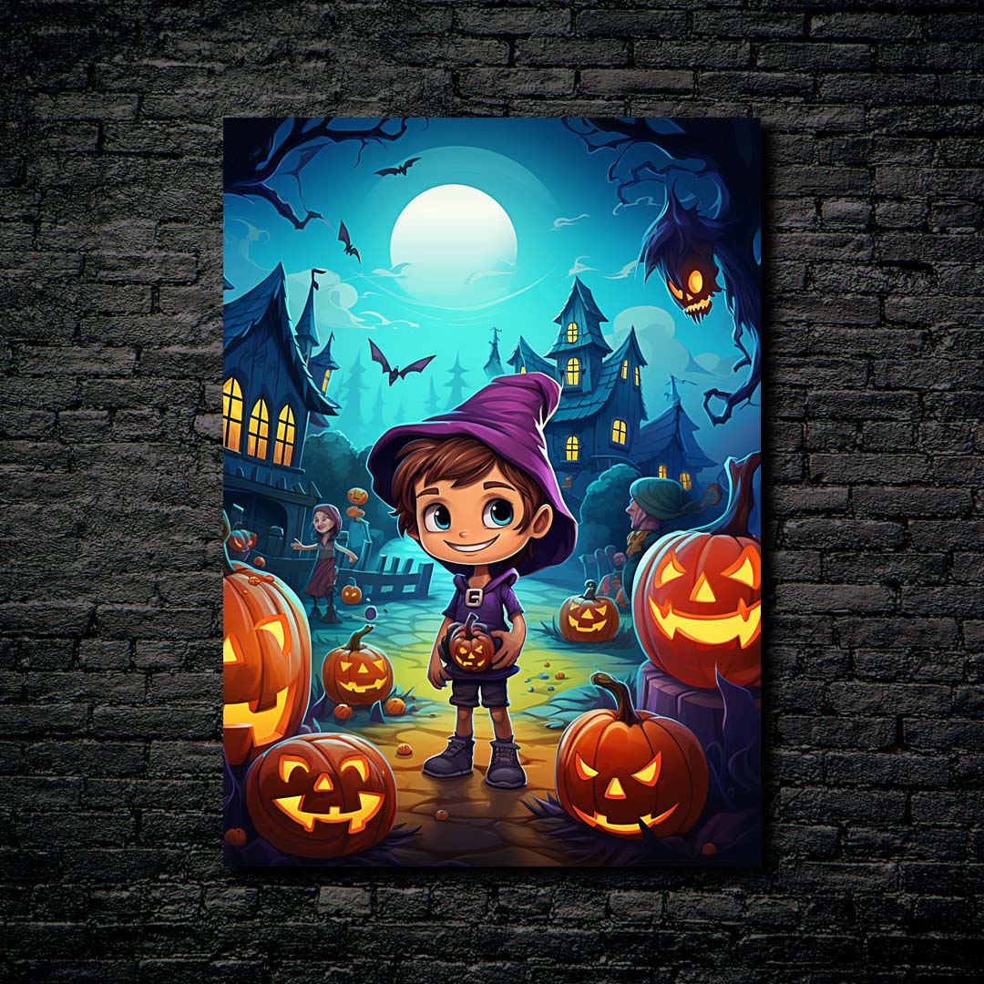 🎃illustration children's park halloween