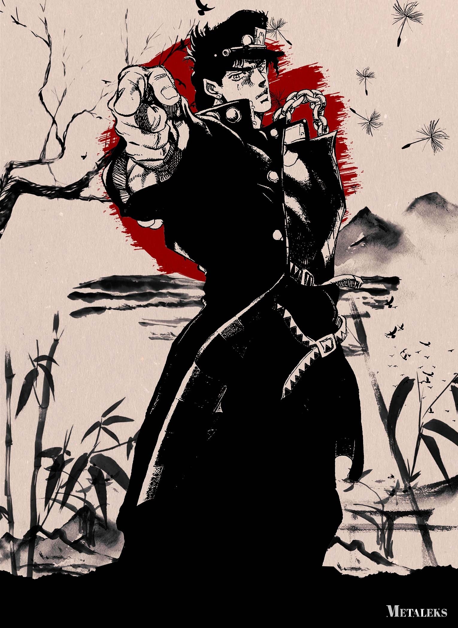 jojos bizarre adventure Japanese art