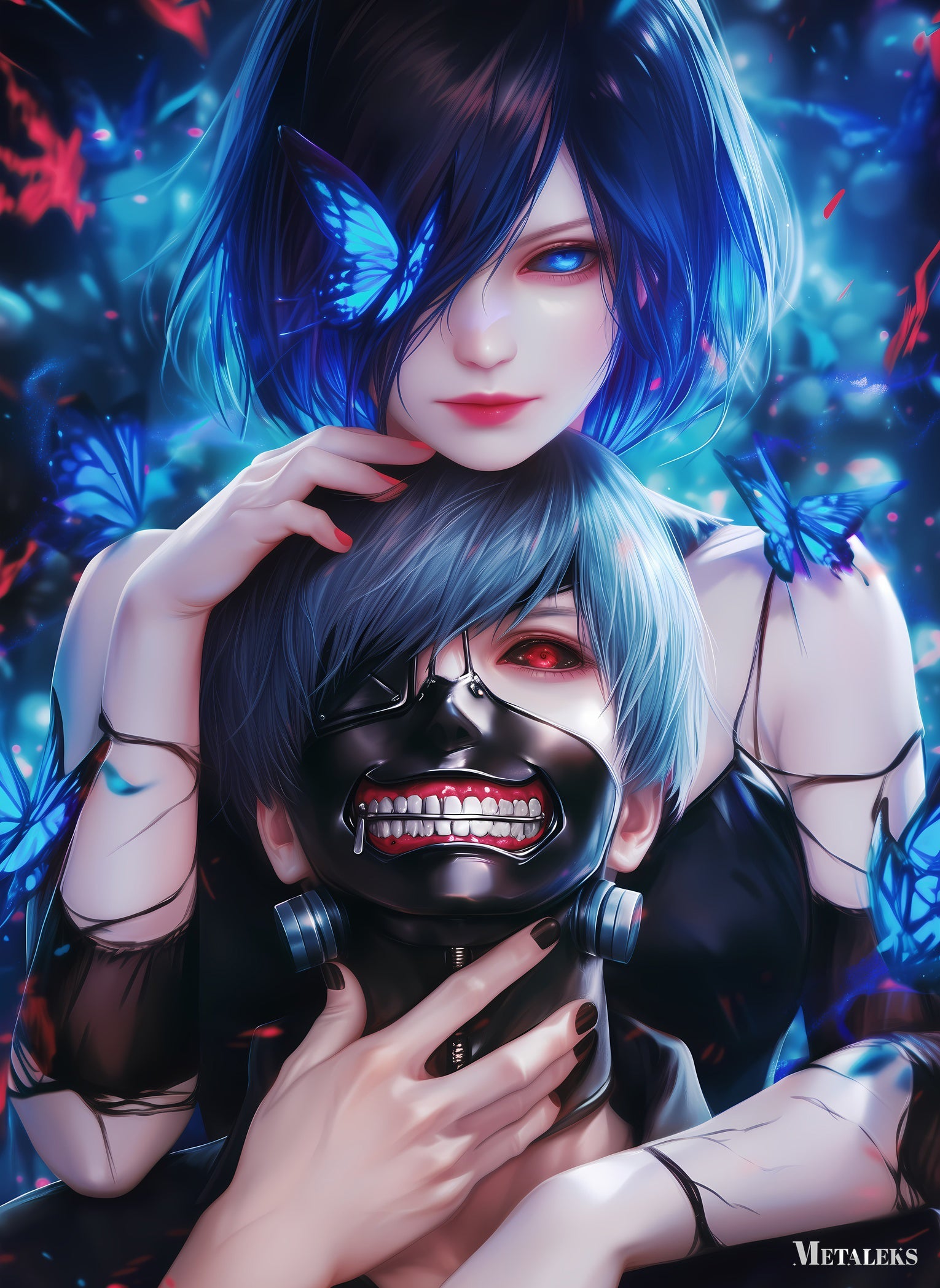 kaneki X Touka.BlueButterfly