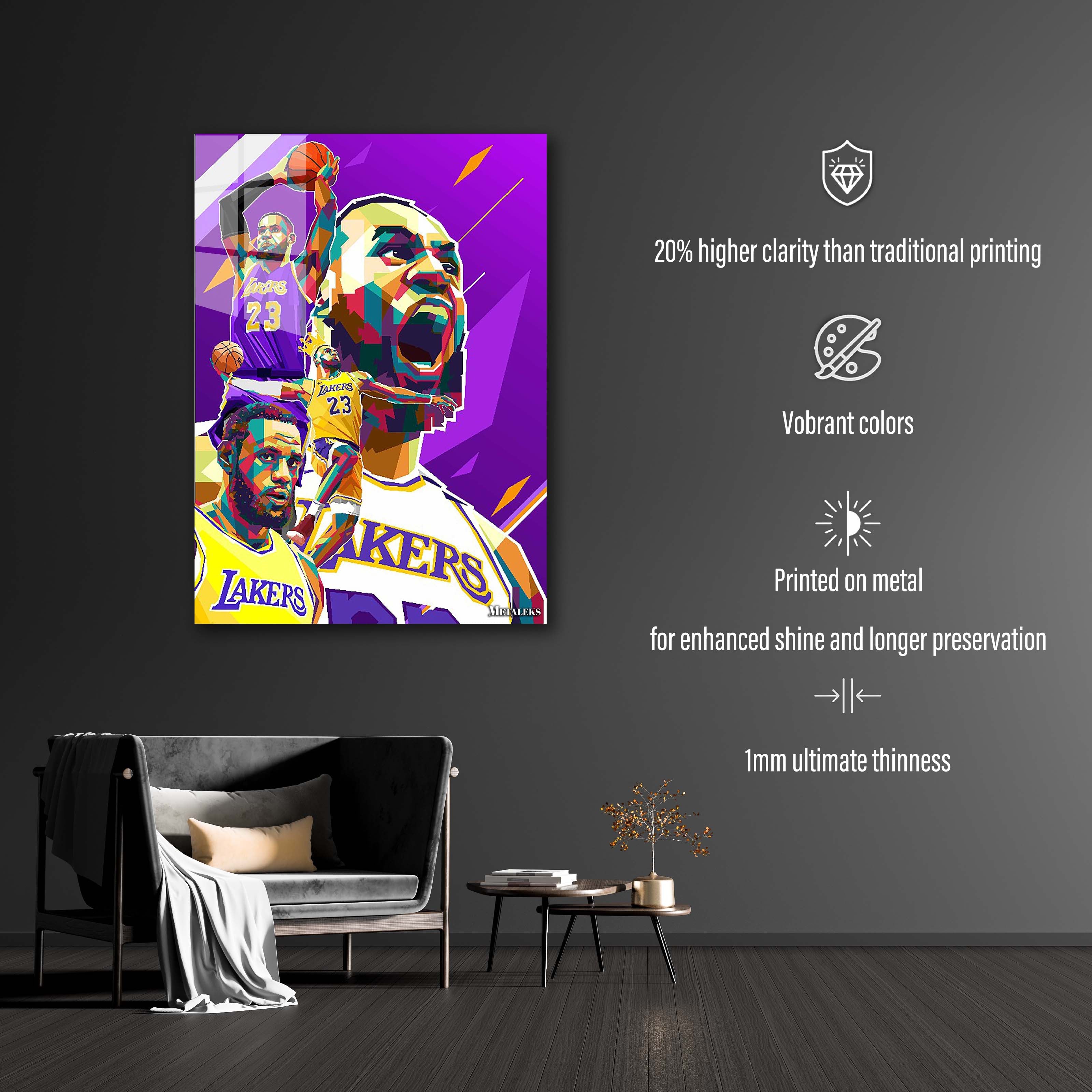 lebron james collage pop art WPAP