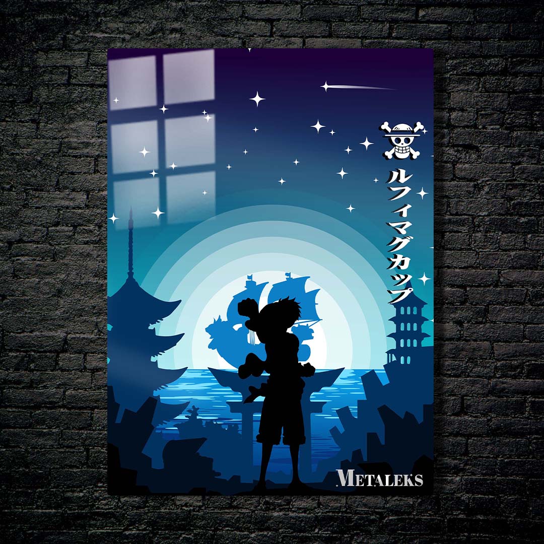 monkey d luffy silhouette
