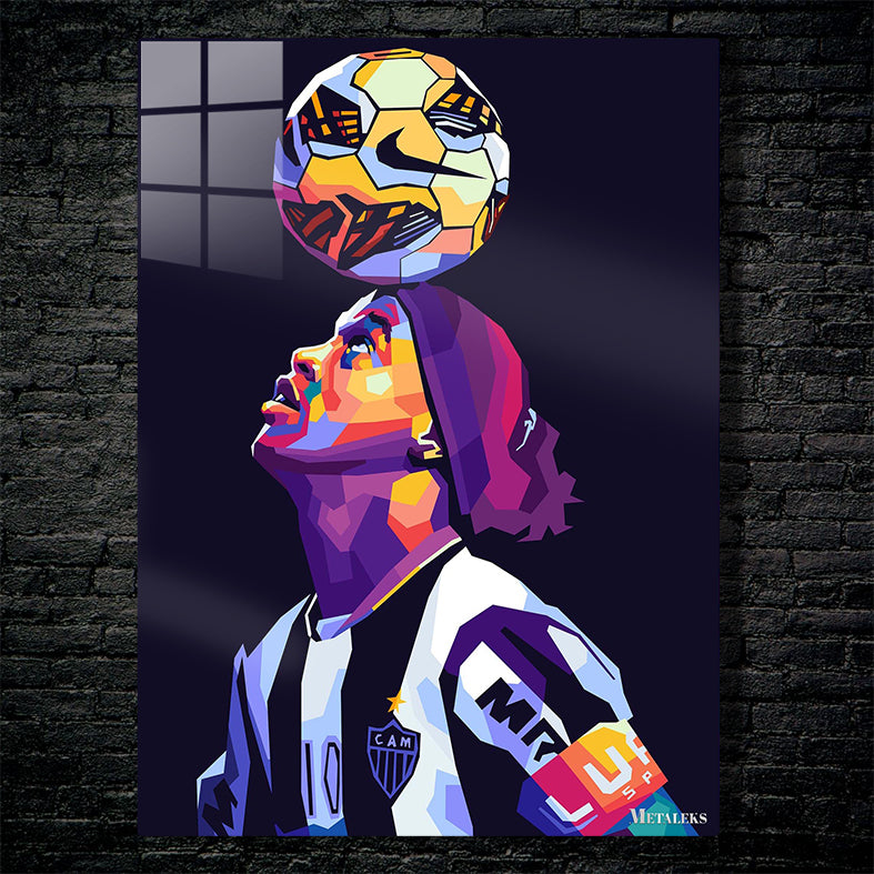 ronaldinho in wpap popart