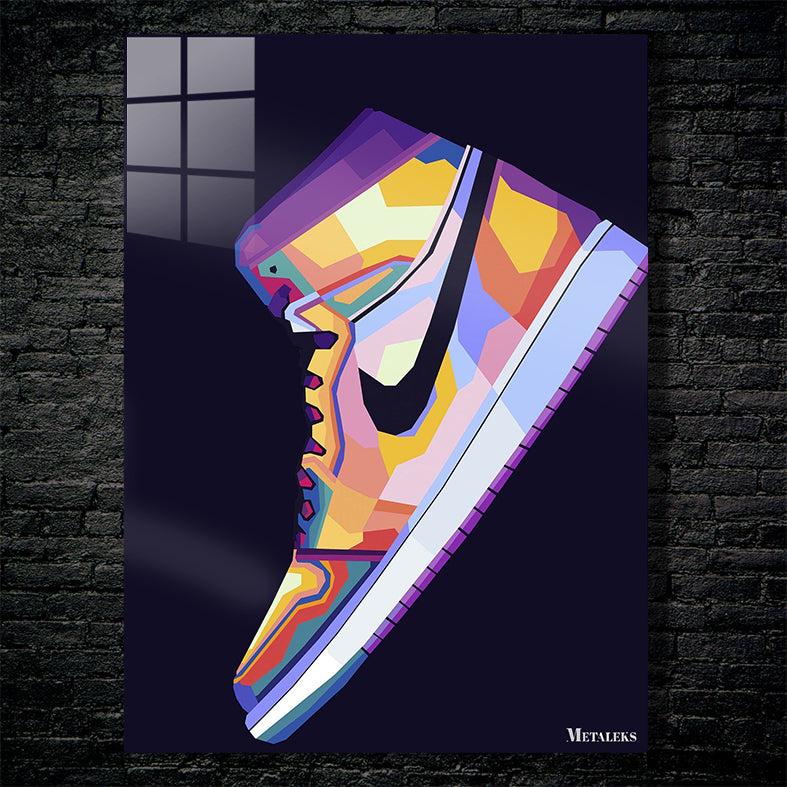 sneaker in pop art wpap