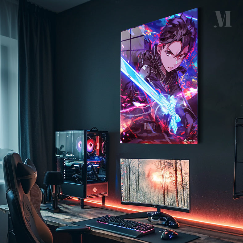sword art oline   kirito neon