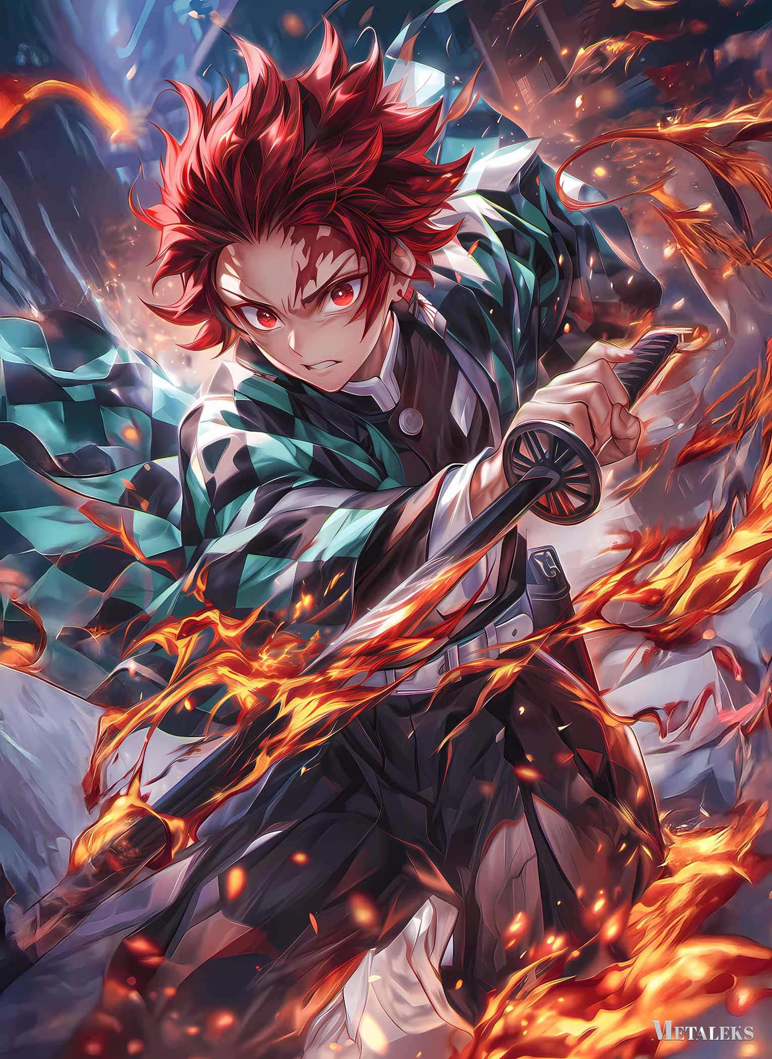 tanjiro kamado-fire