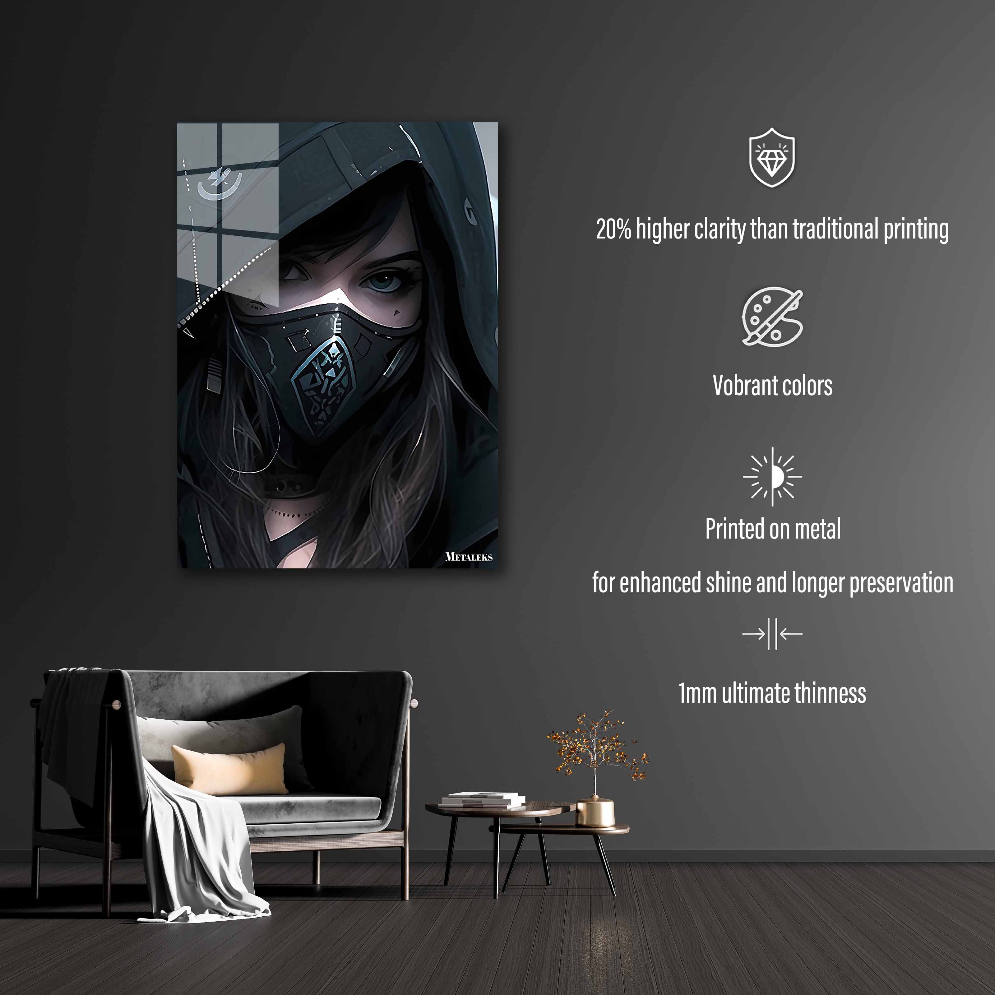 Masked Cyberpunk 1 (black)